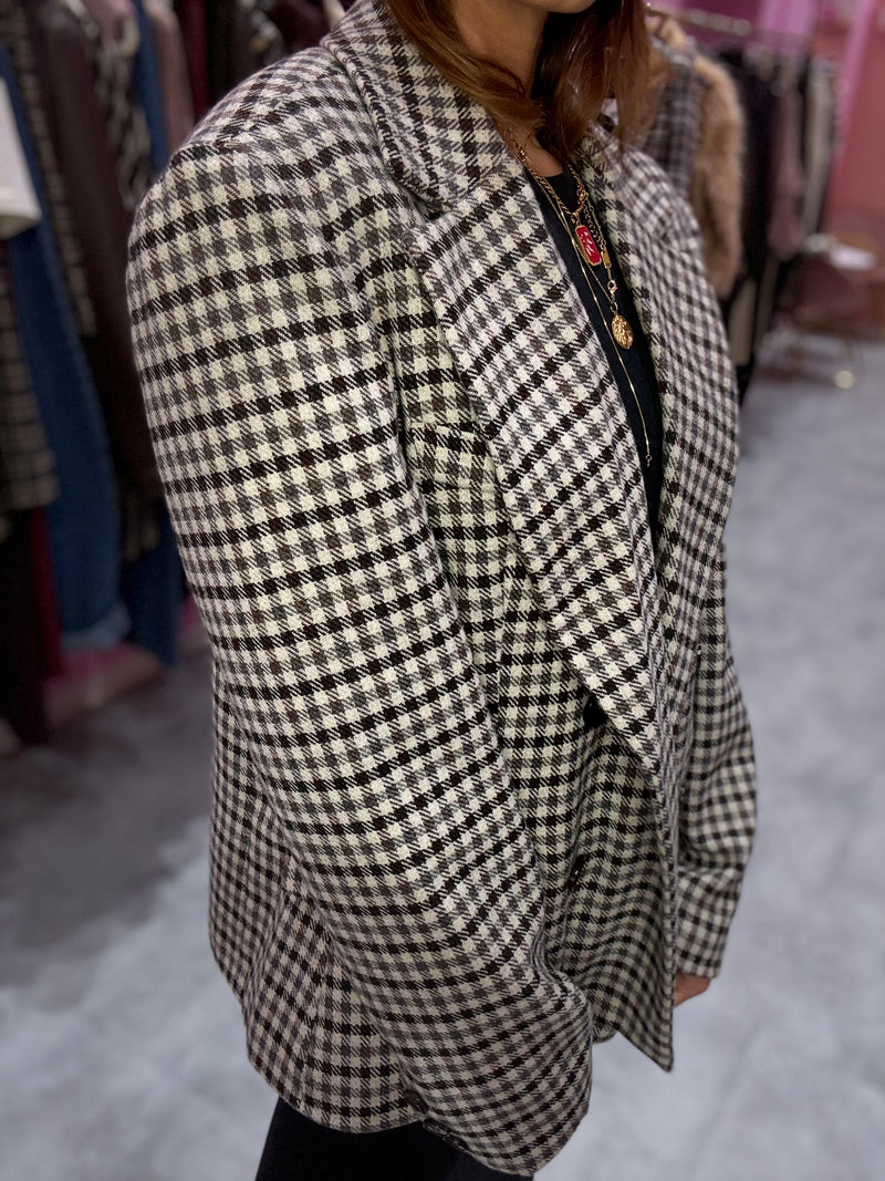 Blazer Check Moro Lana