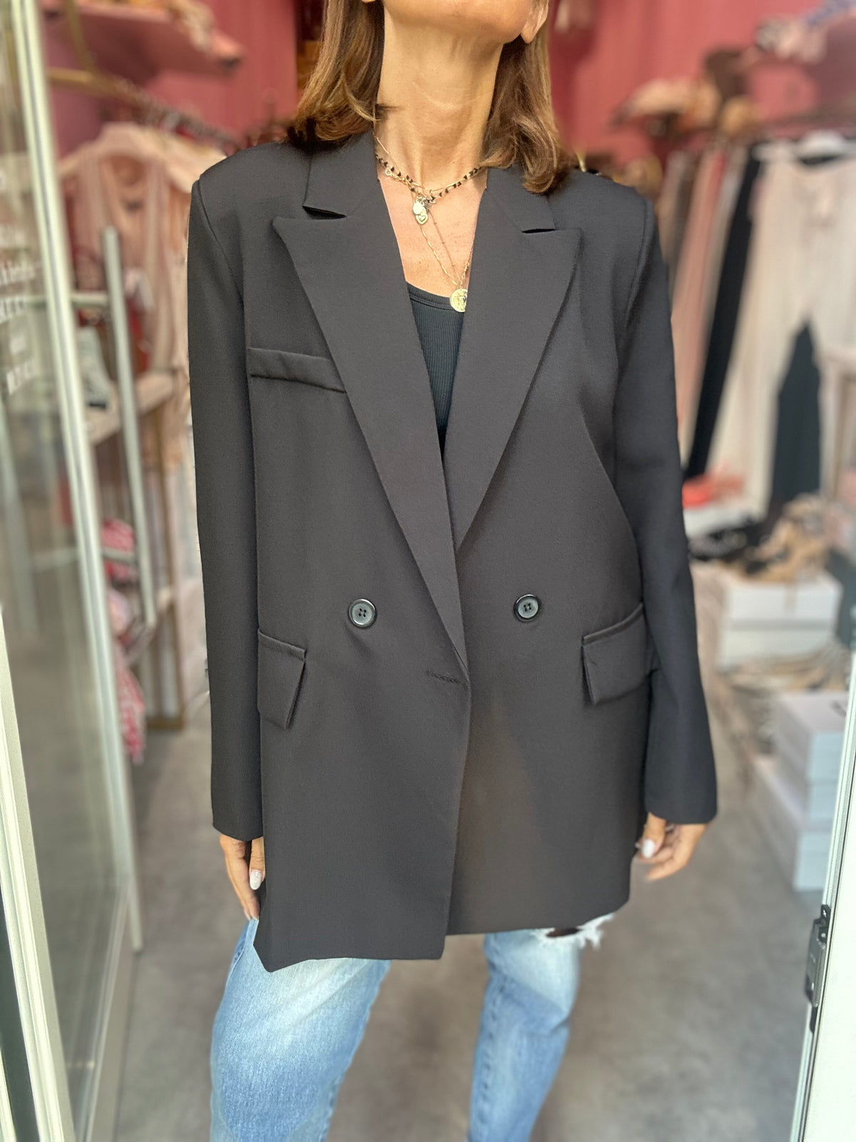 Blazer Nero Tigre