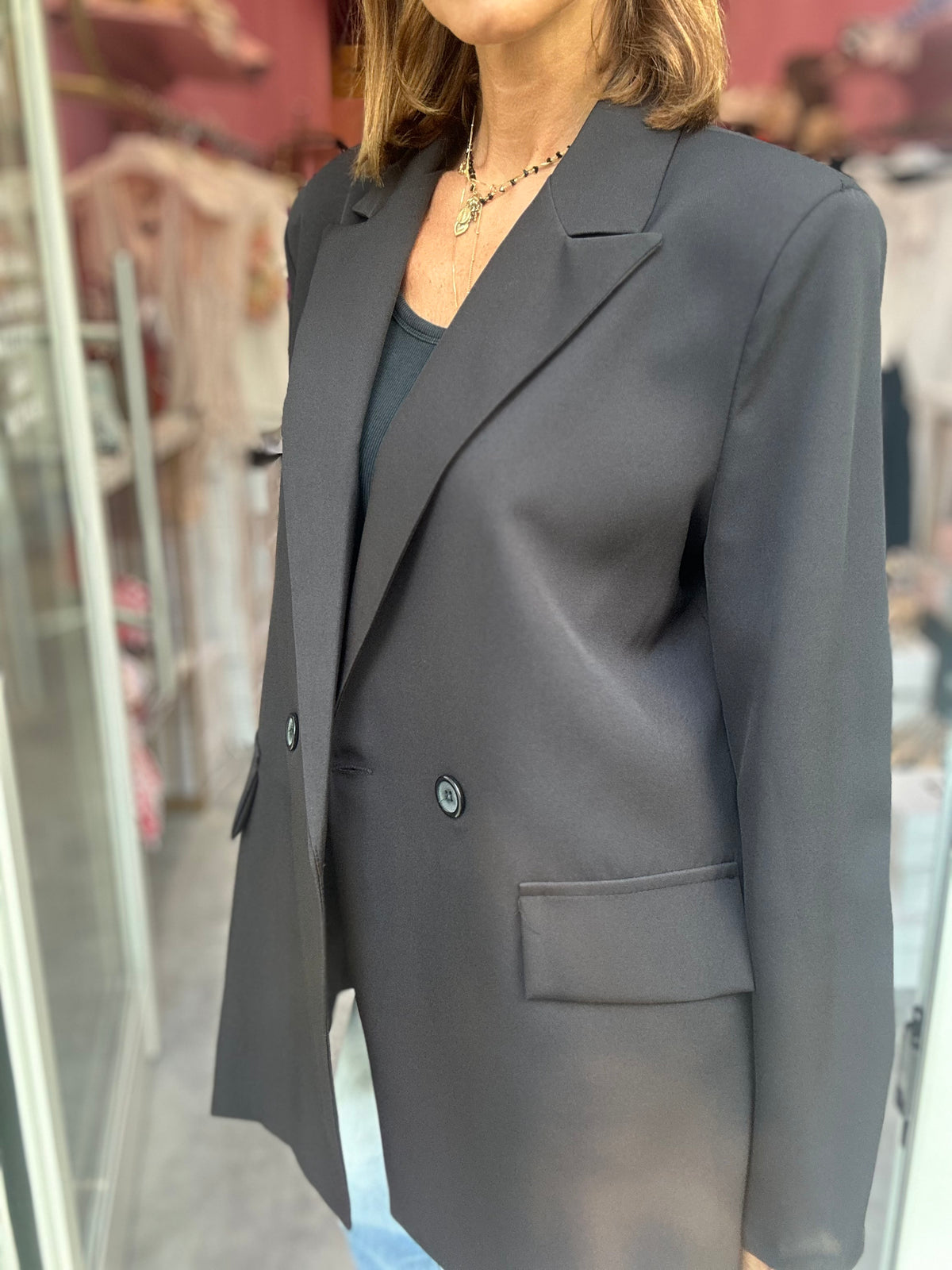 Blazer Nero Tigre