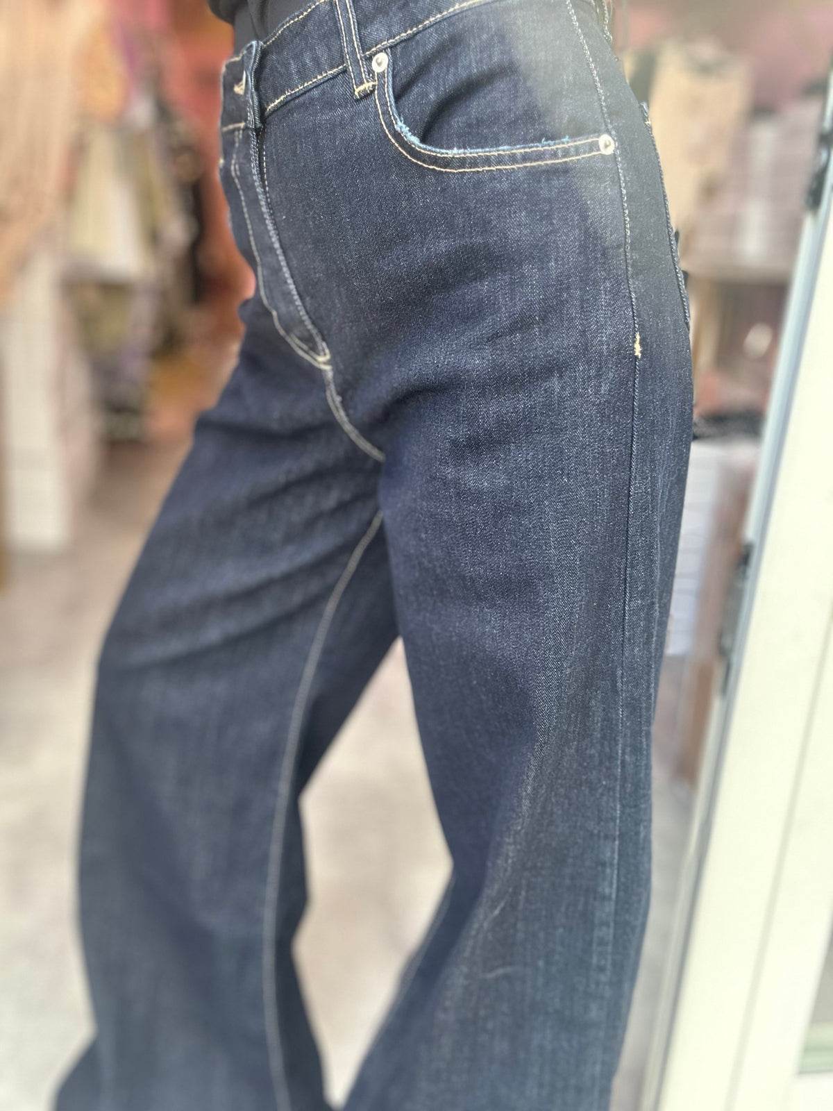 Costy Dany Jeans Palazzo Blu