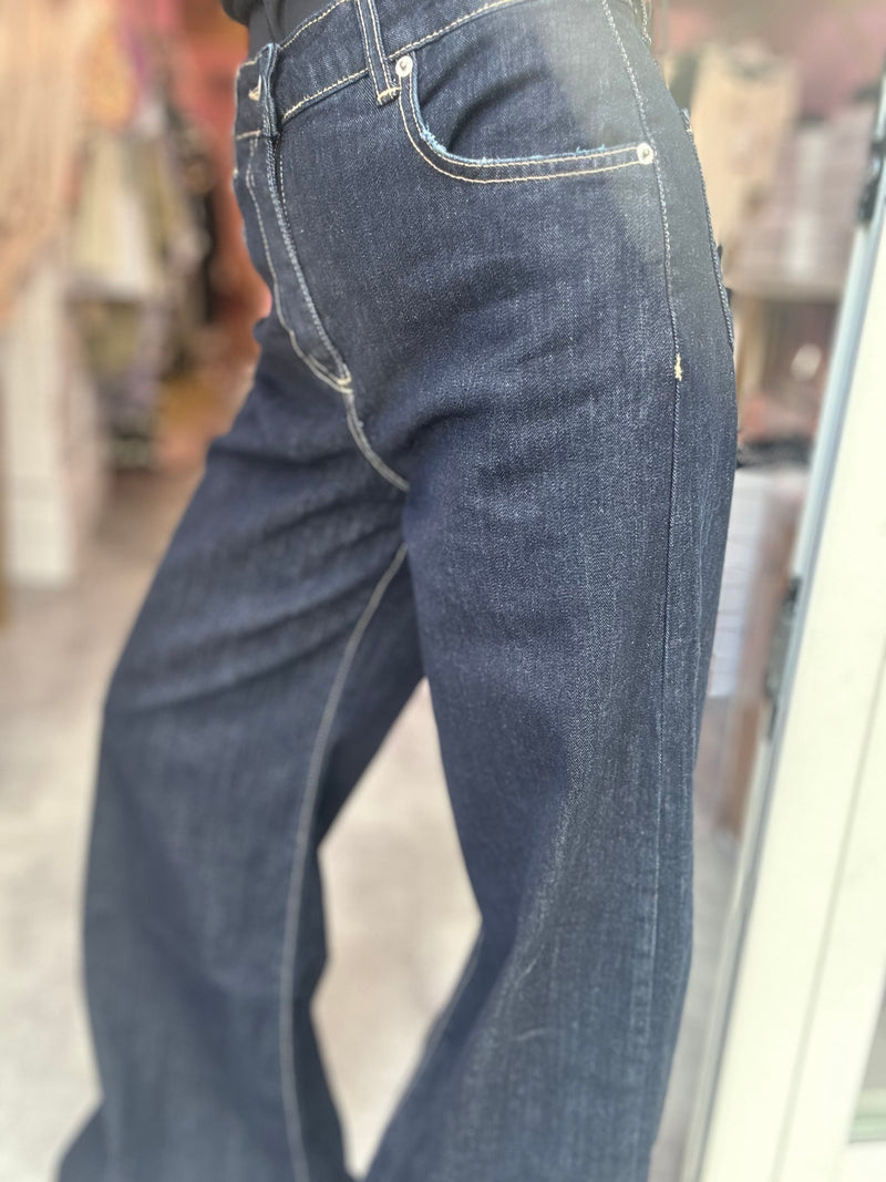 Costy Dany Jeans Palazzo Blu