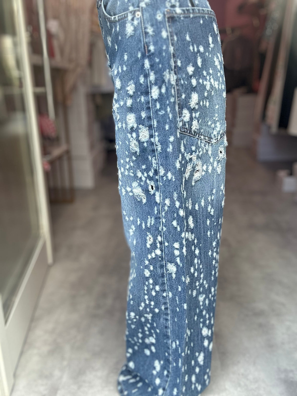 Jeans Palazzo Strappi