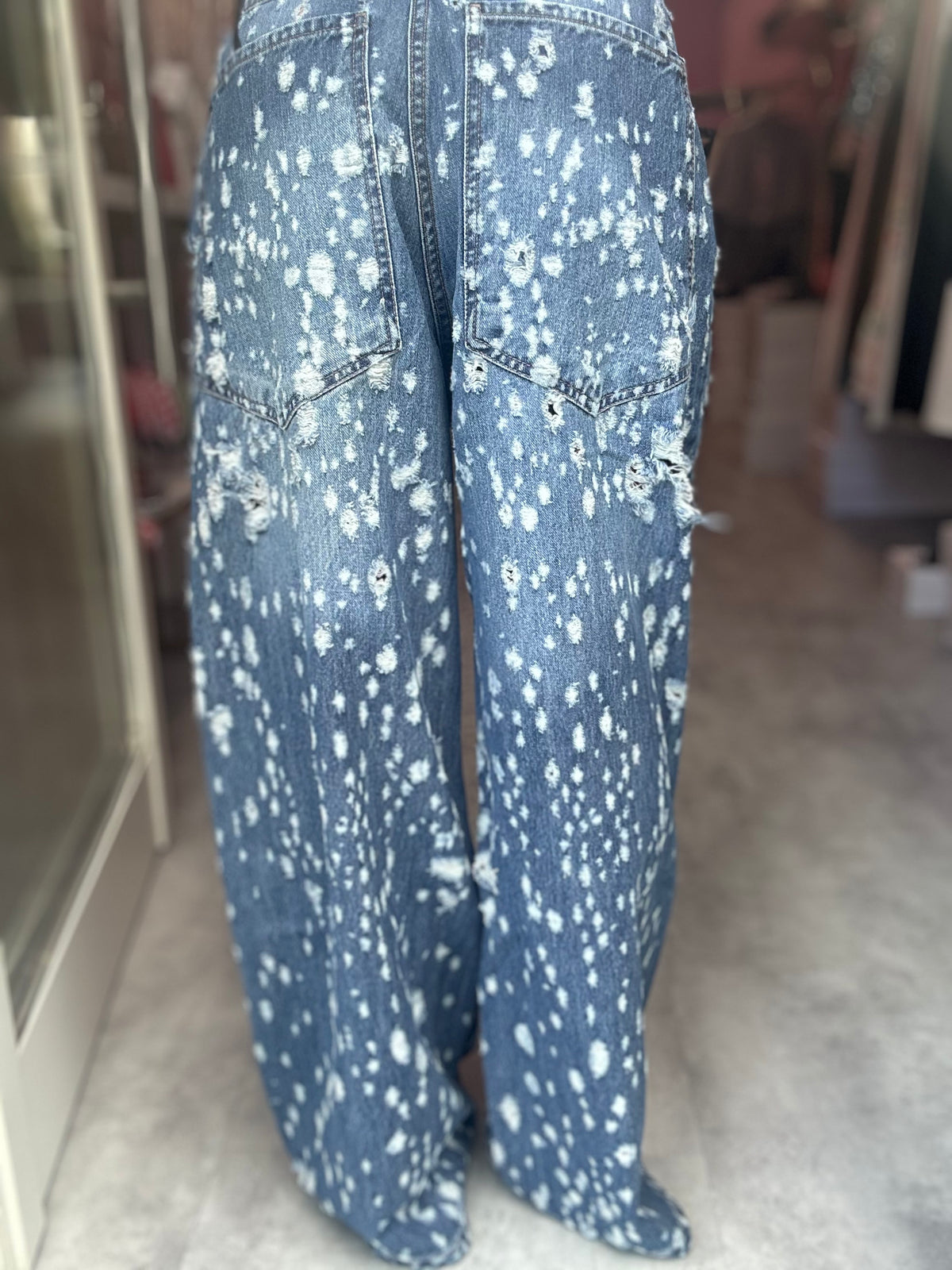 Jeans Palazzo Strappi