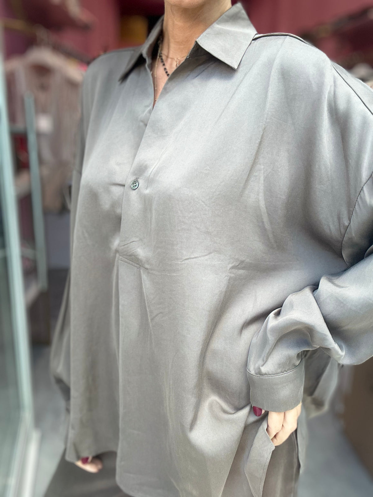 Blusa Coral Marrone