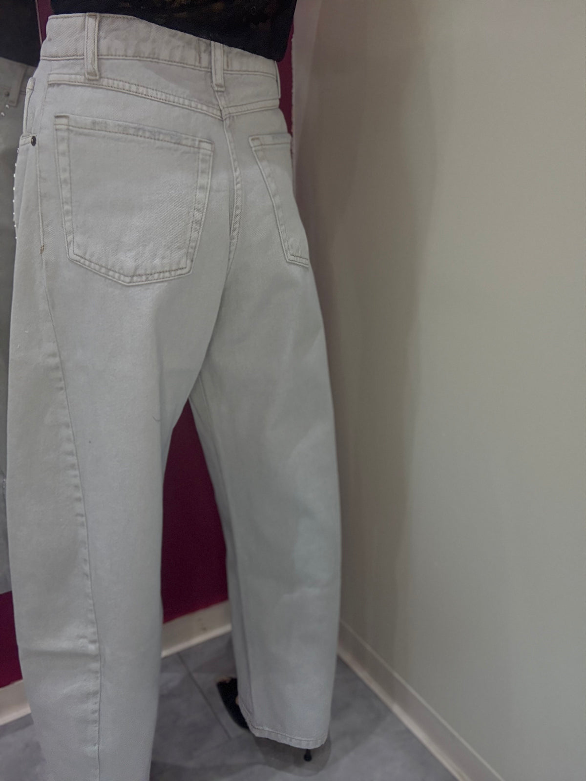 ASIA Jeans Baggy borchie Pinker Couture