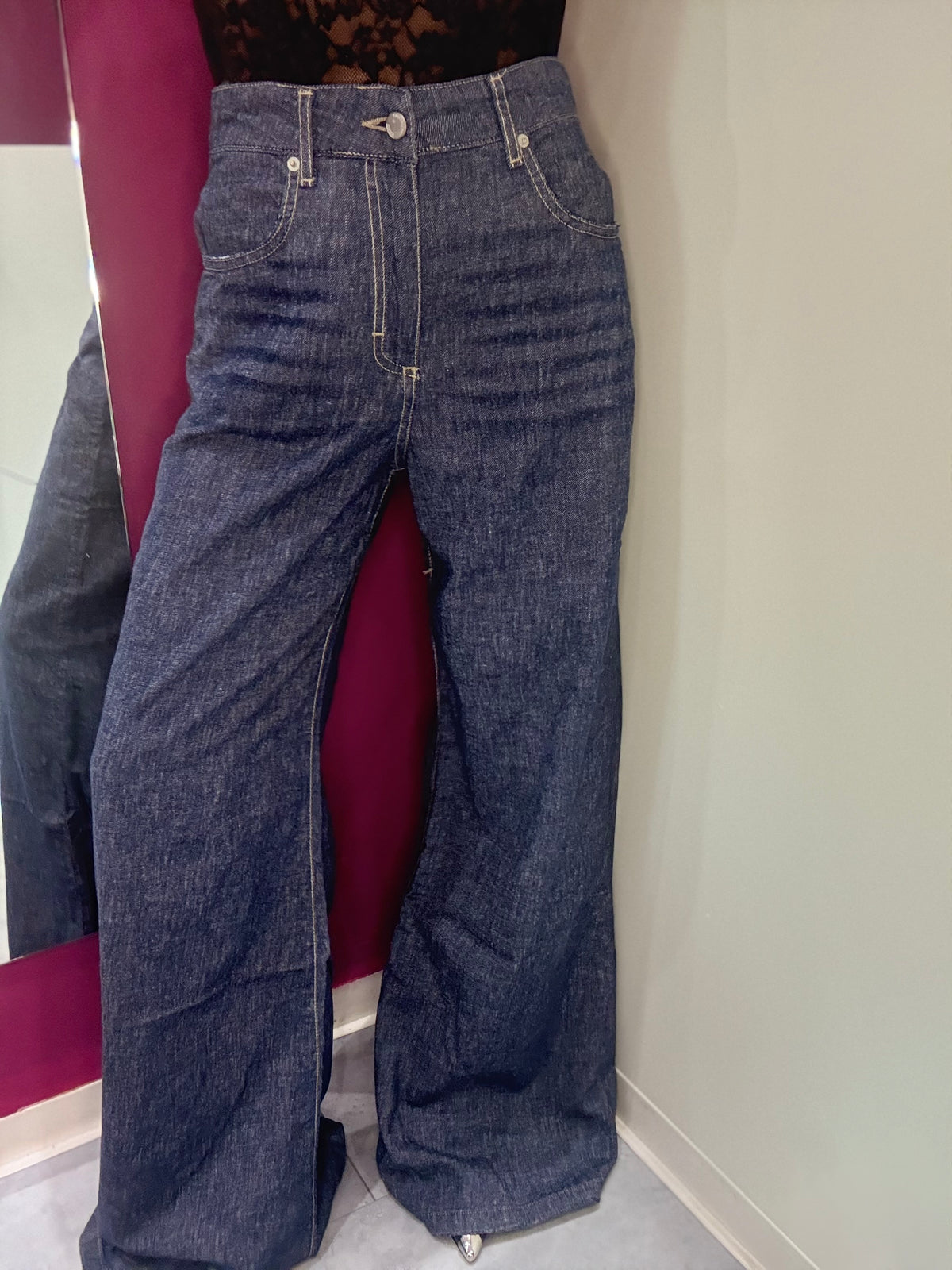 TERRY Jeans Tela Leggera Lino PINKER COUTURE