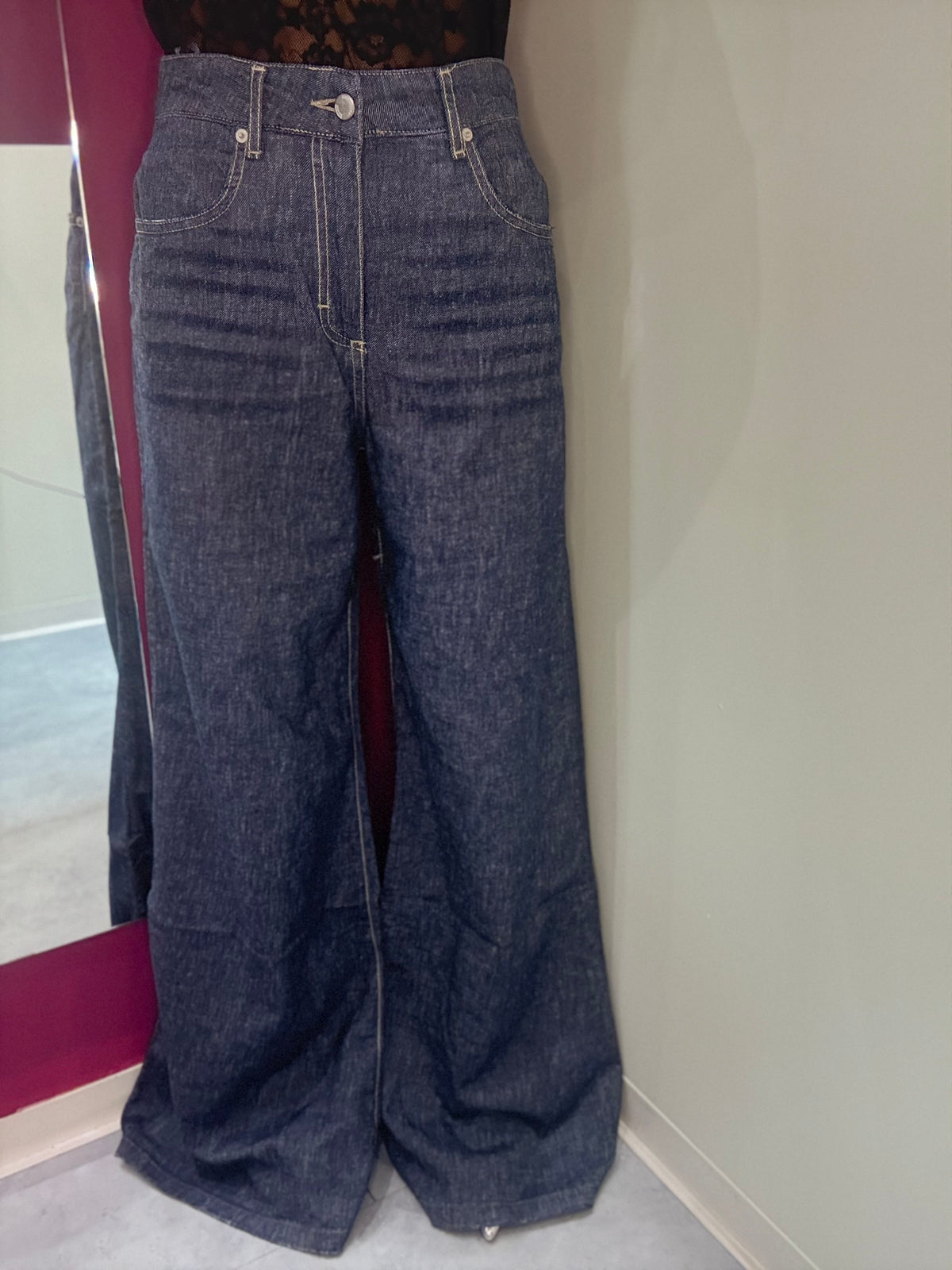 TERRY Jeans Tela Leggera Lino PINKER COUTURE