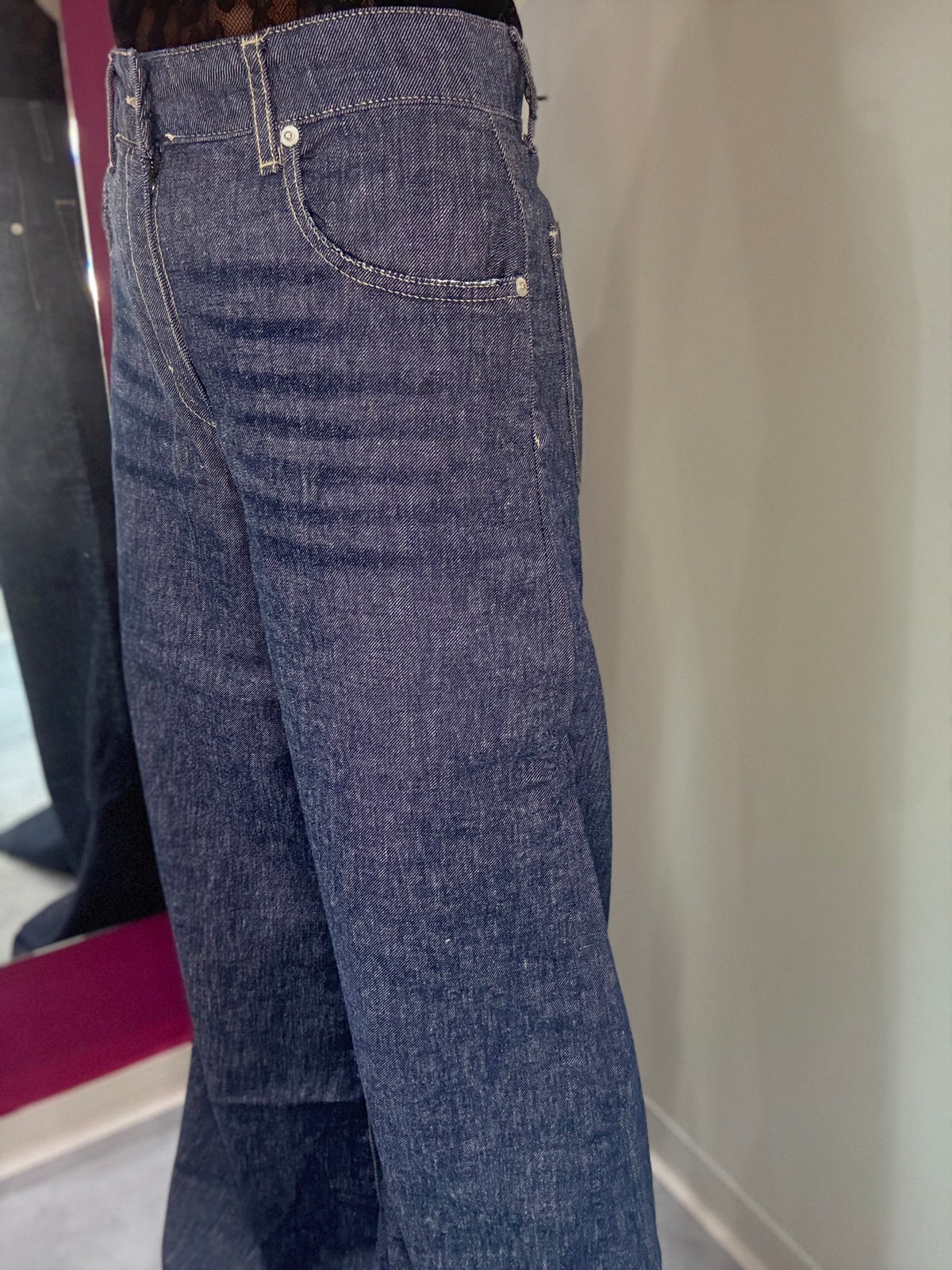 TERRY Jeans Tela Leggera Lino PINKER COUTURE