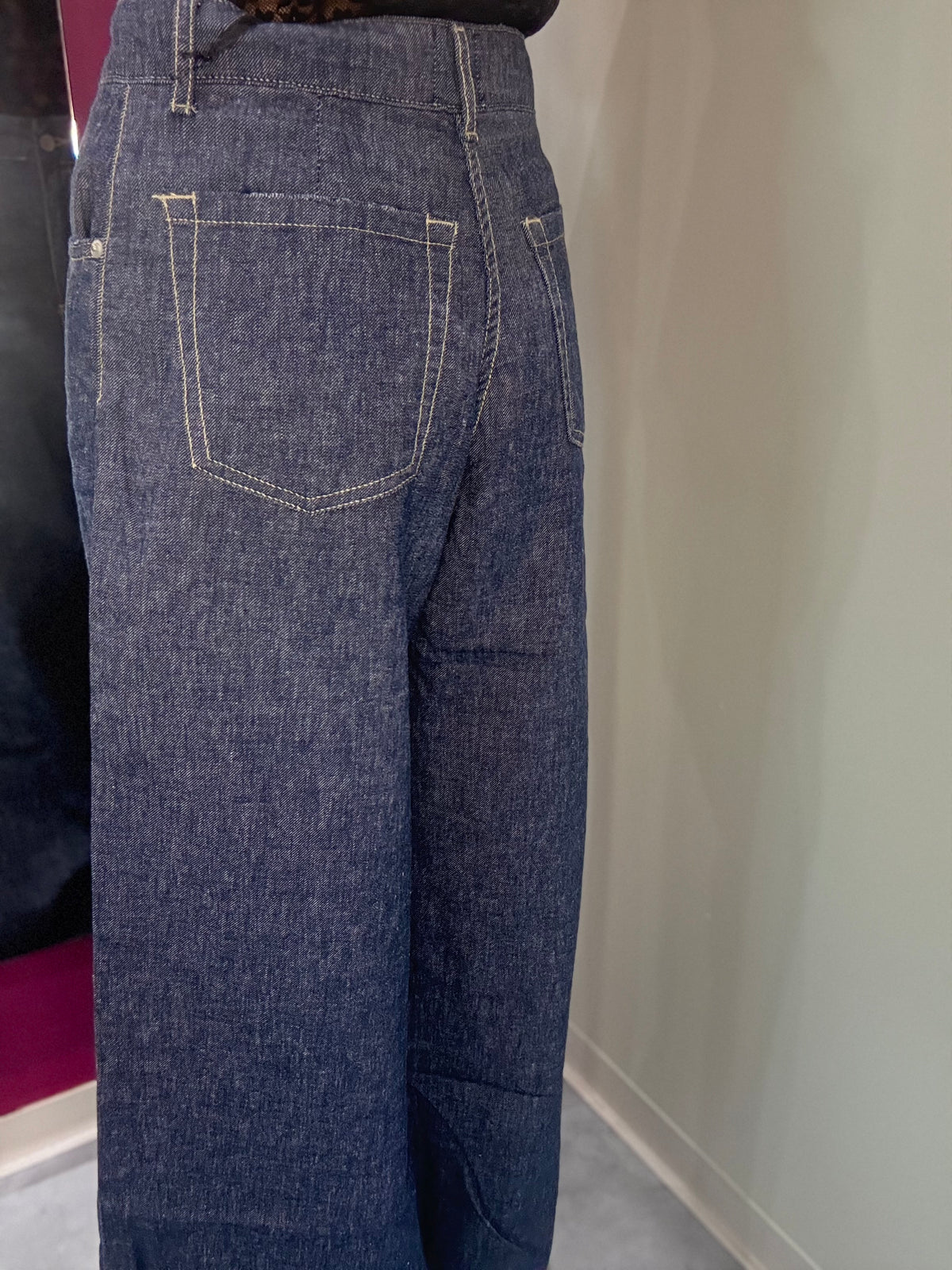 TERRY Jeans Tela Leggera Lino PINKER COUTURE