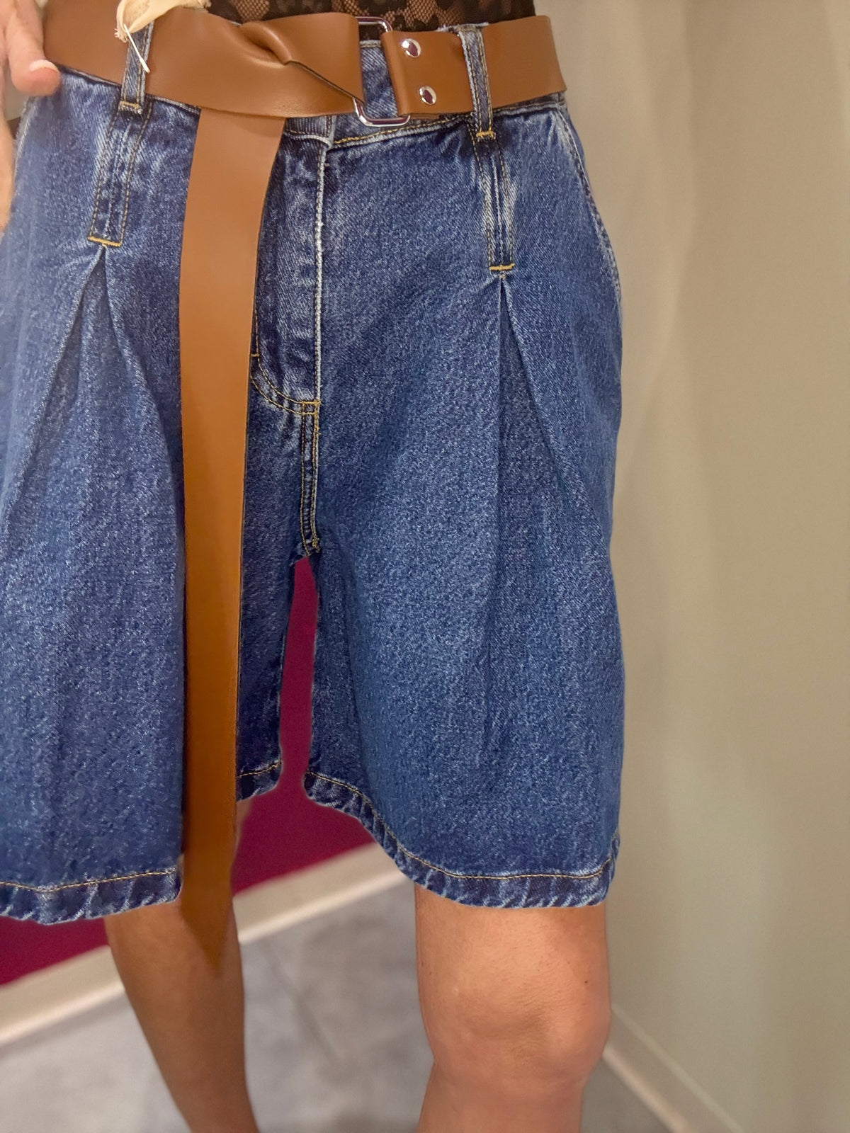 Pantaloncino Denim Palloncino D'ELLE