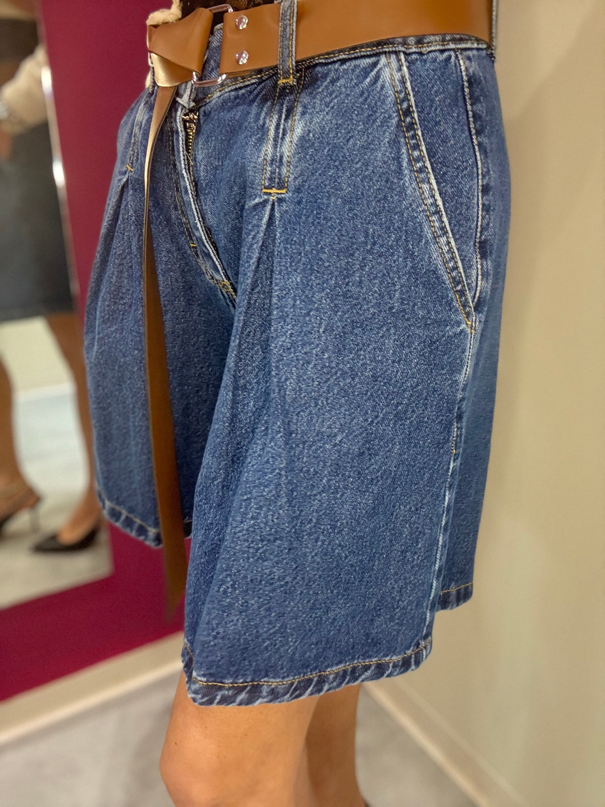 Pantaloncino Denim Palloncino D'ELLE