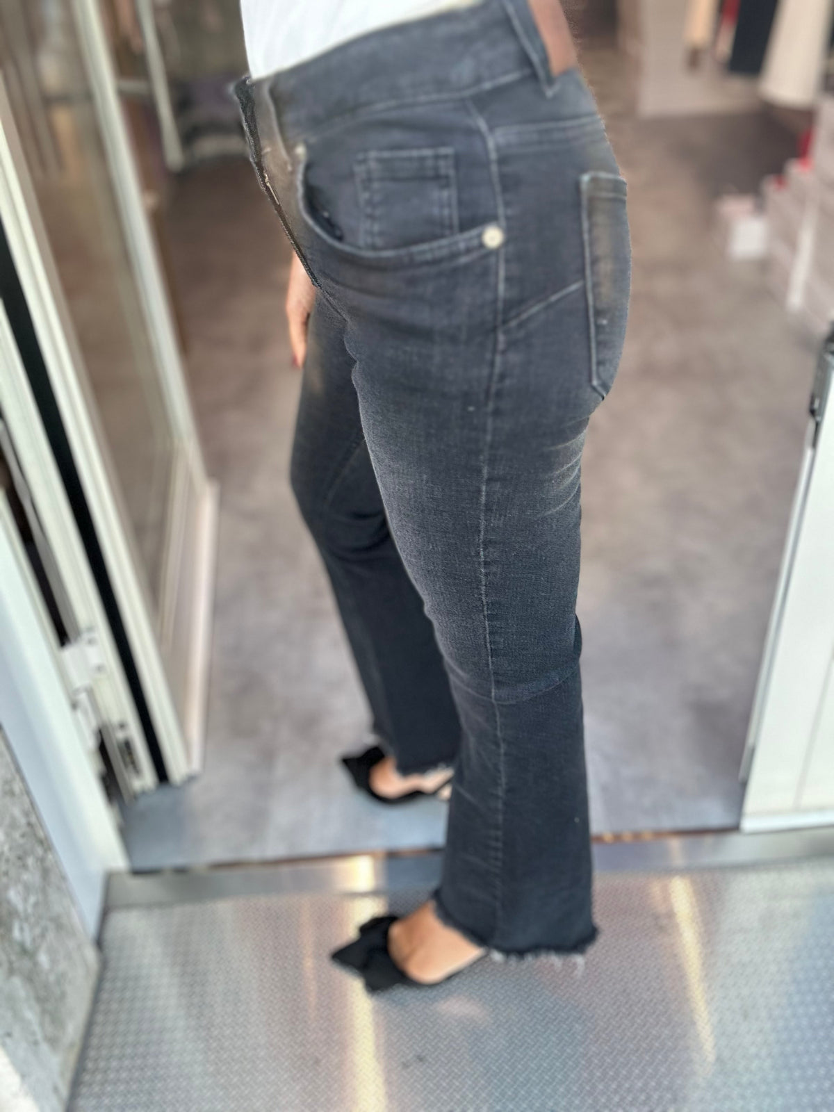 Jeans Nero Trombetta