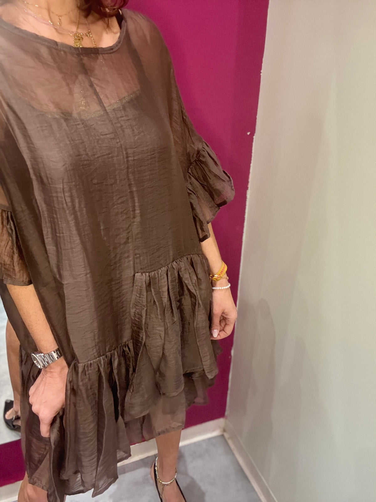 ABITINO PINKER COUTURE MOKA