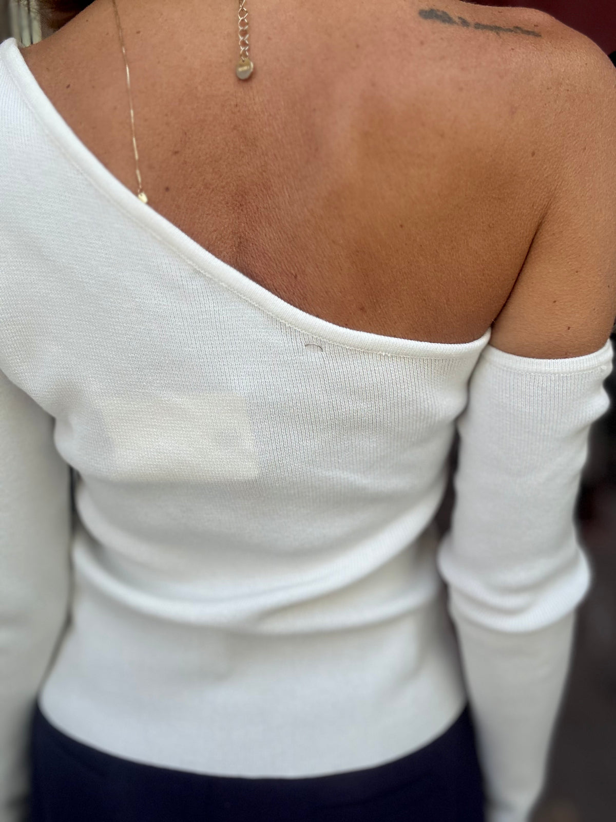 Maglia Bianca Fiore