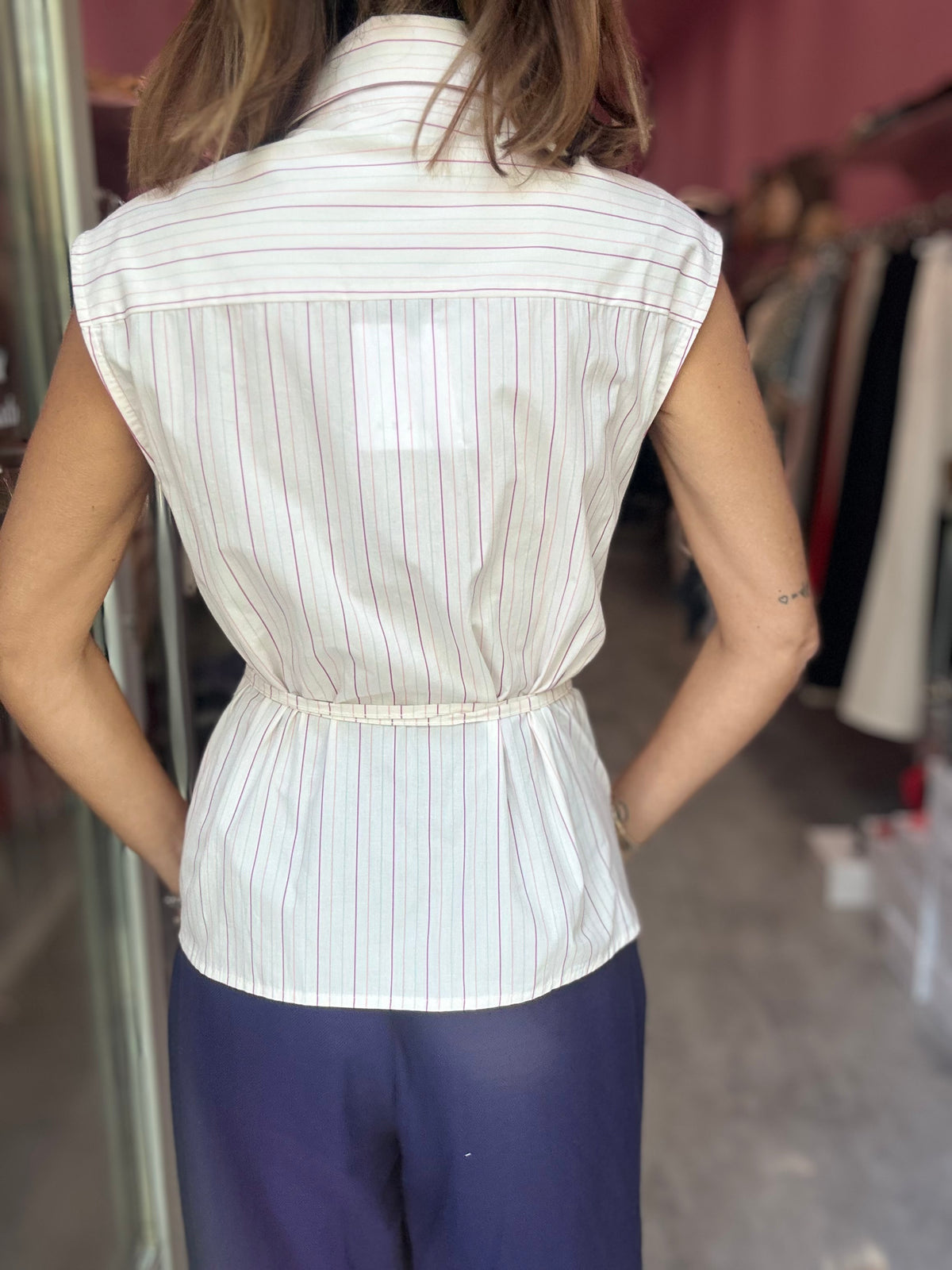 Camicia Kimono Righe