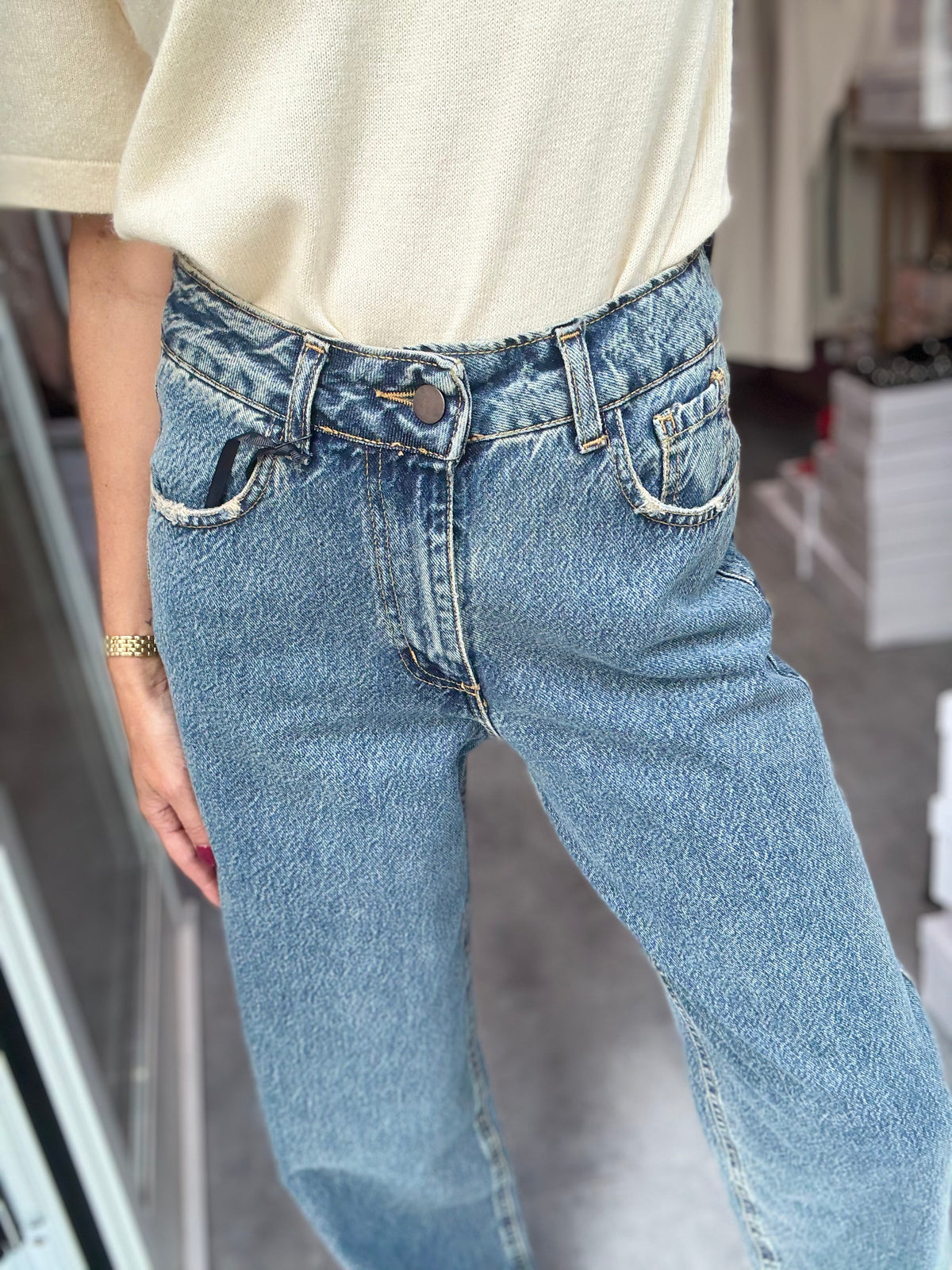 Jeans Denim Gamba Dritte