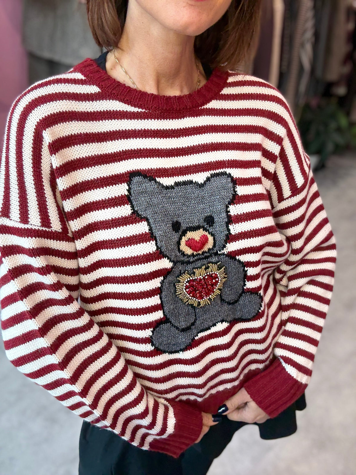Maglia Rosso & Bianco Teddy