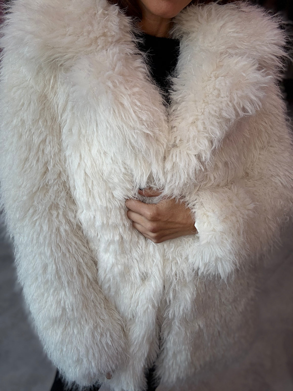 Eco Pelliccia 3/4 Bianca