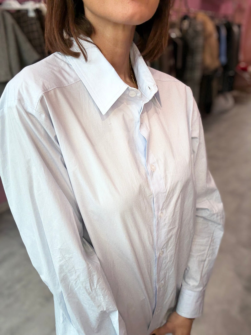 Camicia Cotone Azzurra