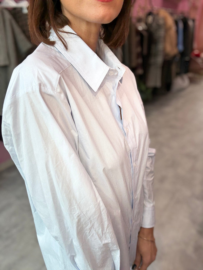 Camicia Cotone Azzurra