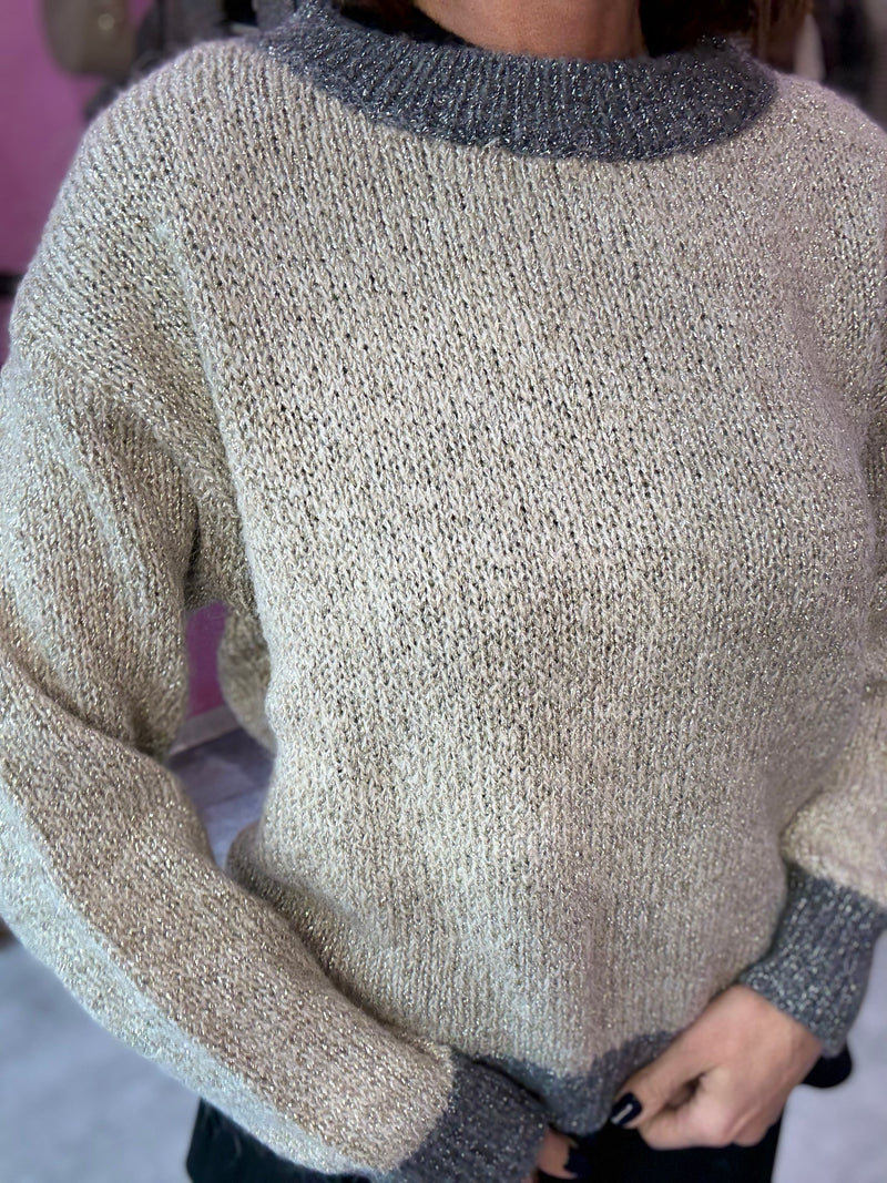 Maglia Oro & Argento Lurex