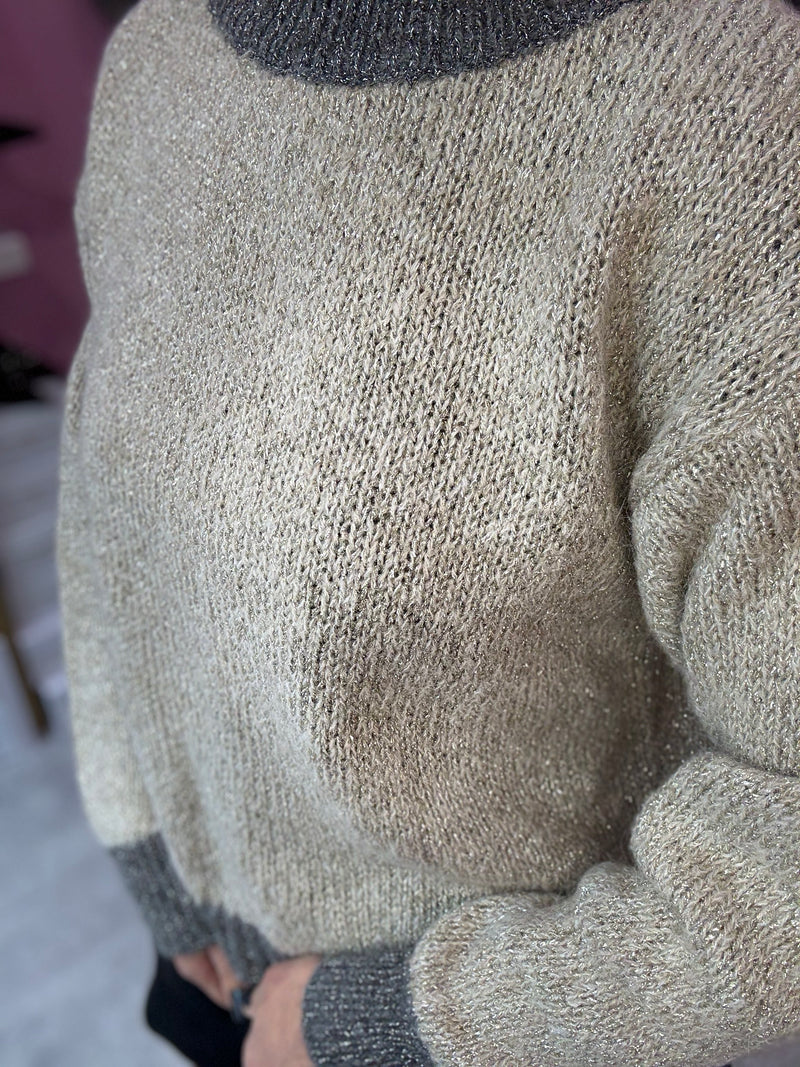 Maglia Oro & Argento Lurex