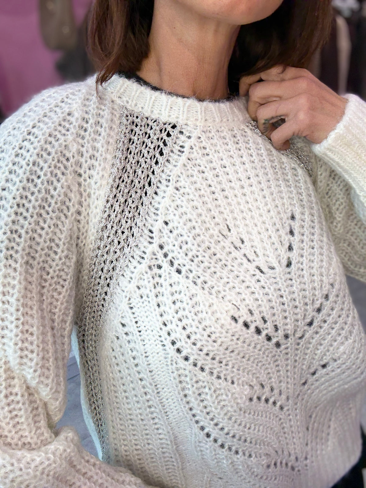 Maglia Bianco & Argento