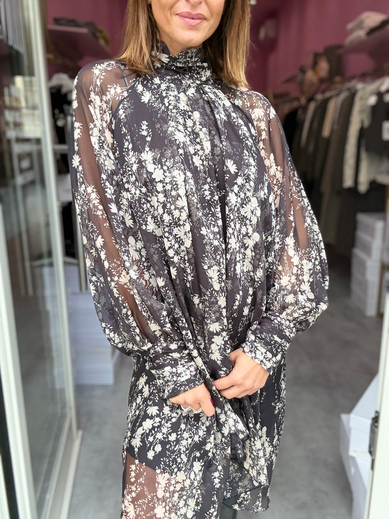 Abito Floreale Tulle