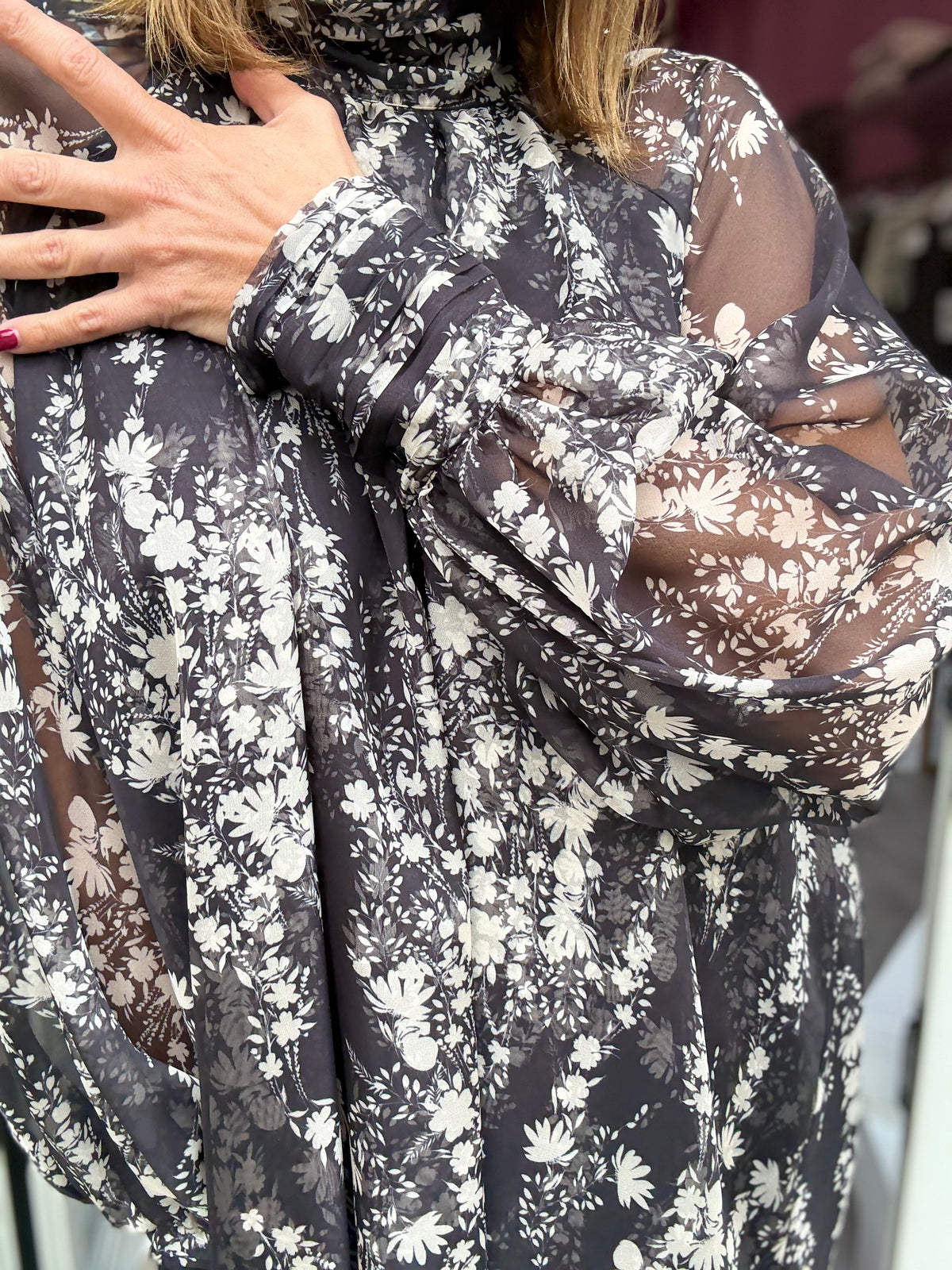Abito Floreale Tulle