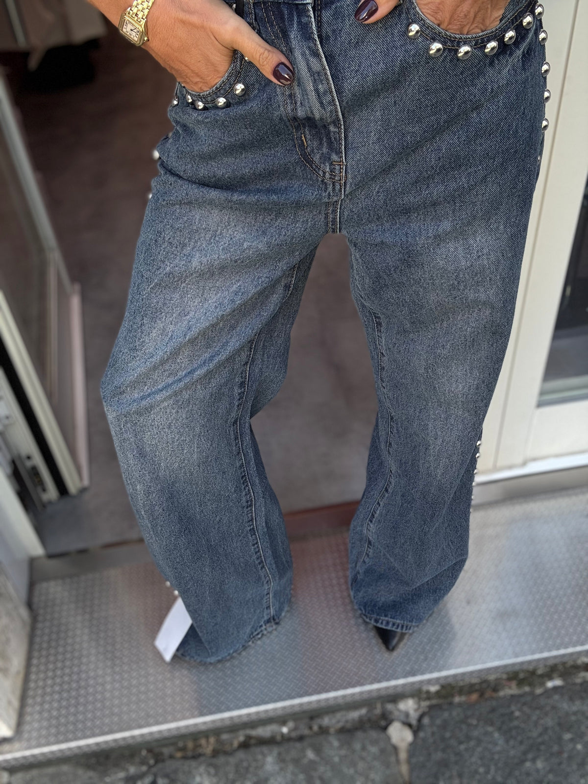 Jeans Borchie