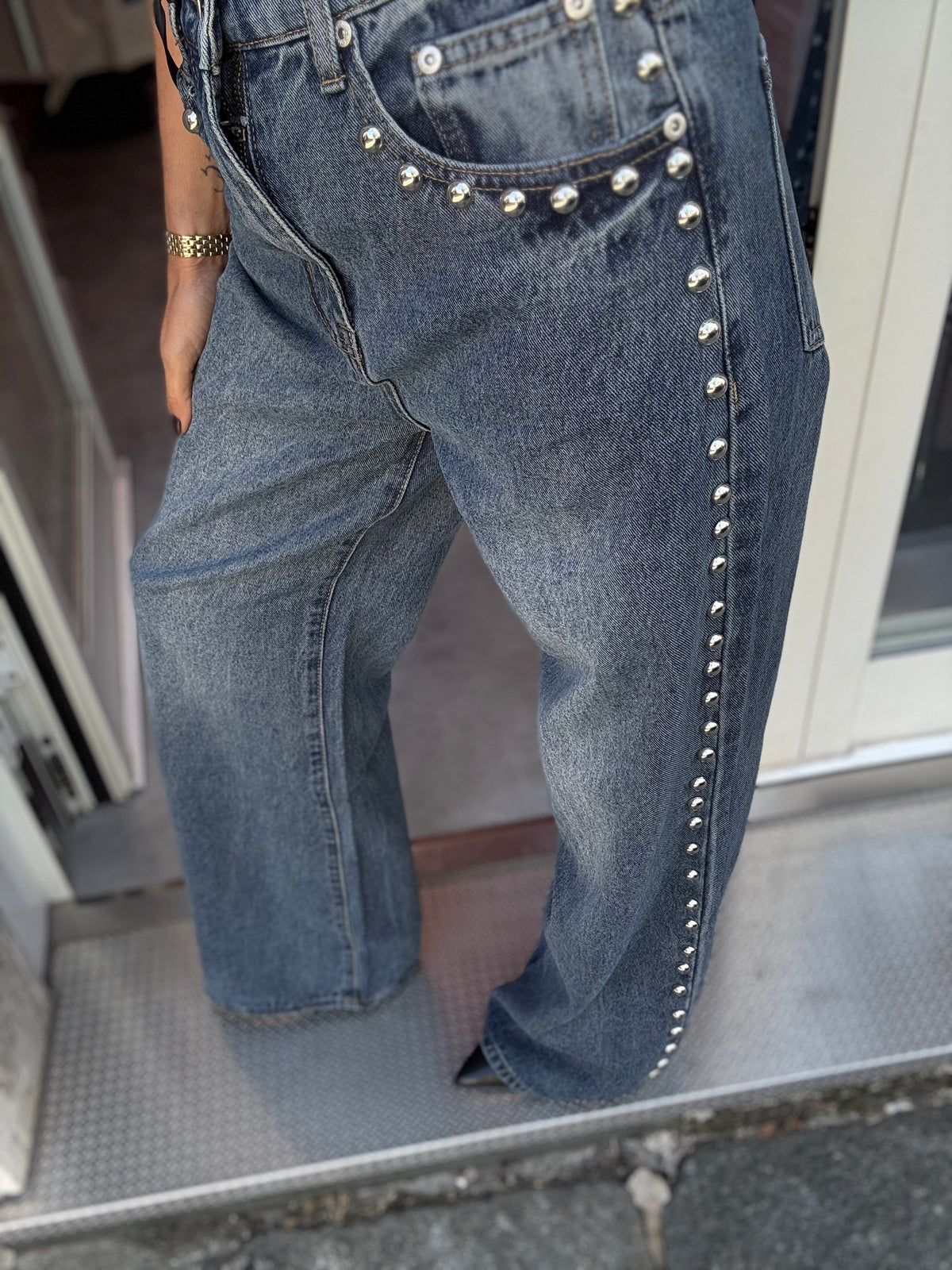 Jeans Borchie