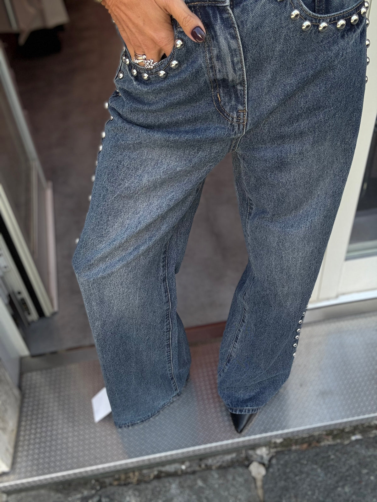 Jeans Borchie