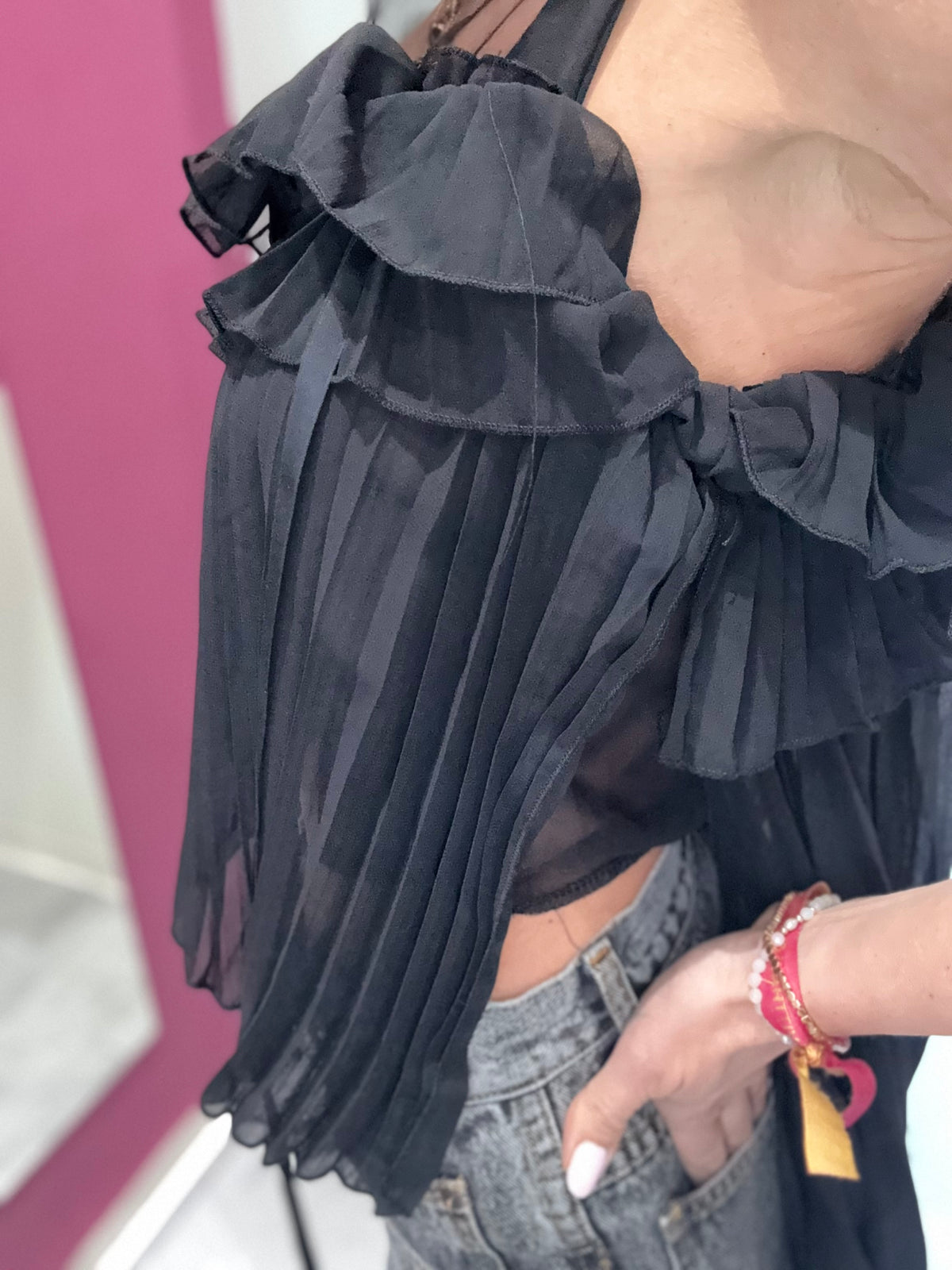 TOP BALZE NERO ODI ODI