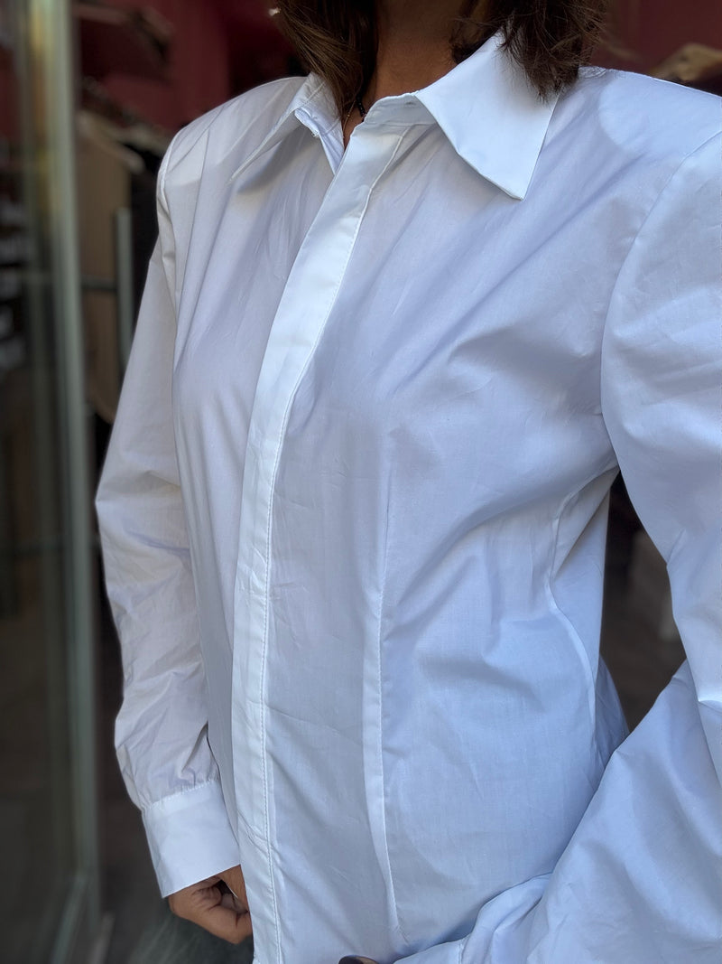 Camicia Bustier Bianca