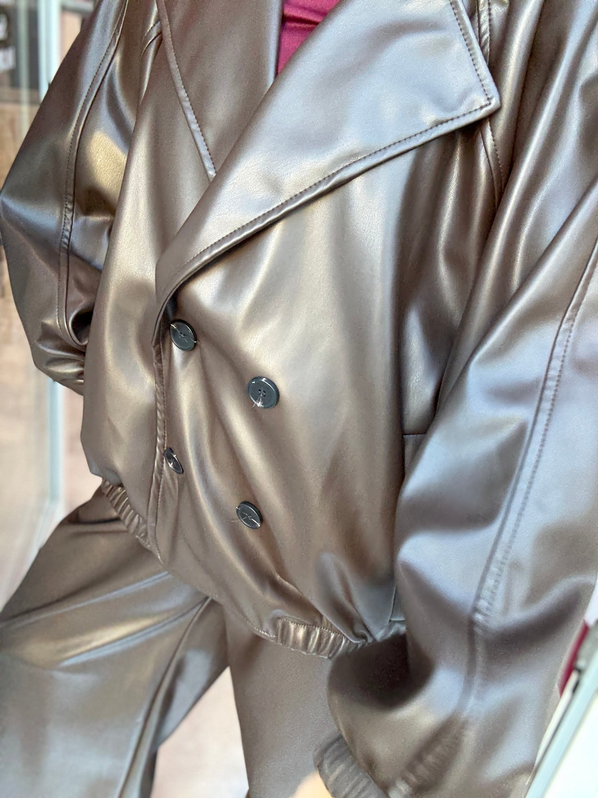 Bomber Ecopelle Cioccolato