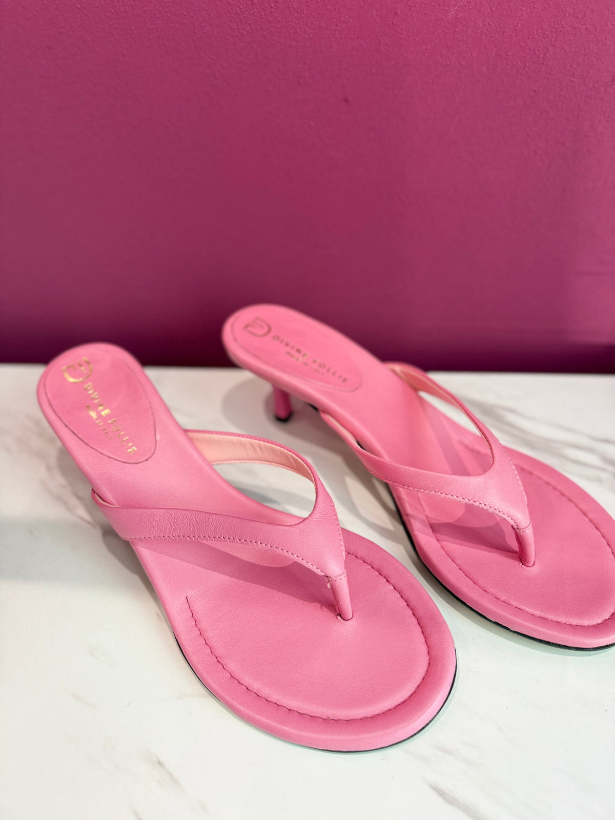 Infradito Pelle BUBBLE PINK DIVINE FOLLIE