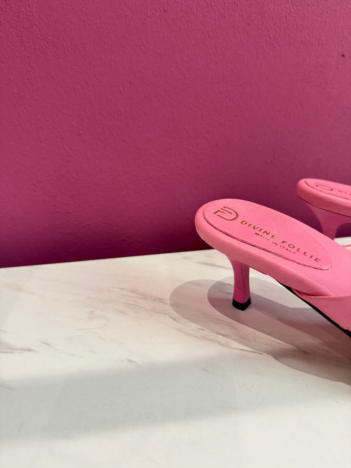 Infradito Pelle BUBBLE PINK DIVINE FOLLIE