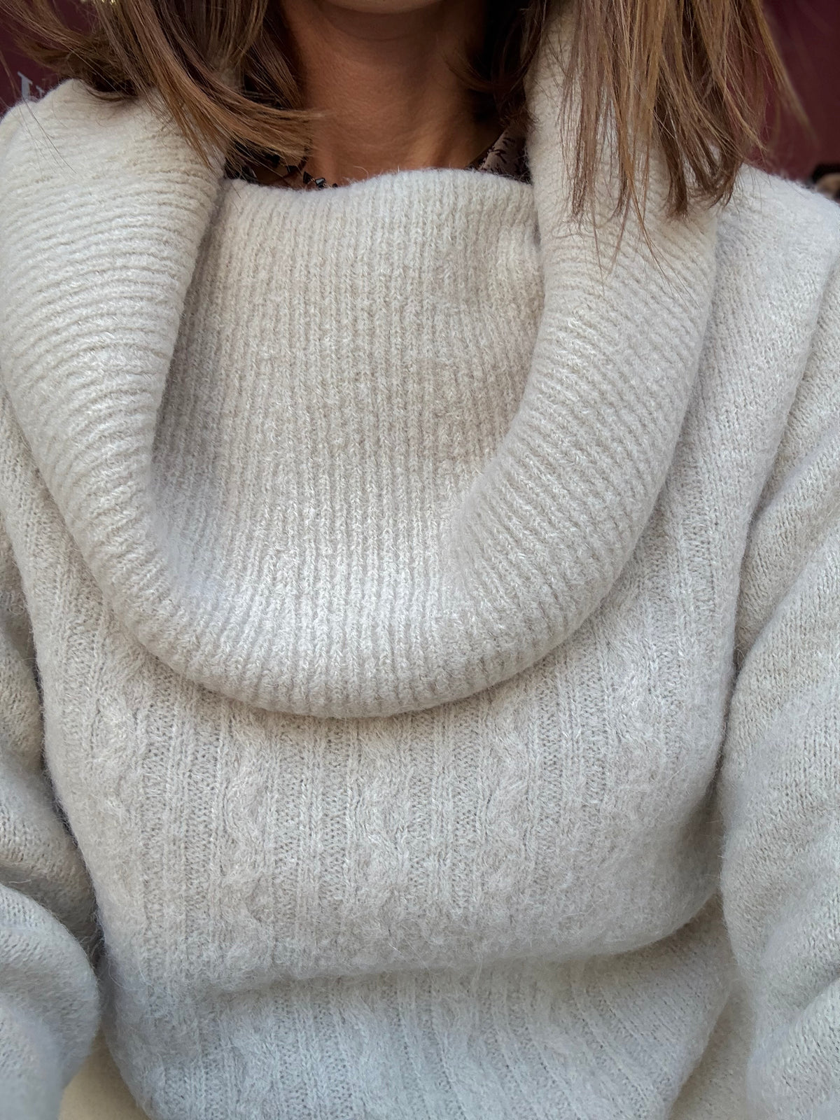 Maglia Alpaca Morbidissima Ghiaccio