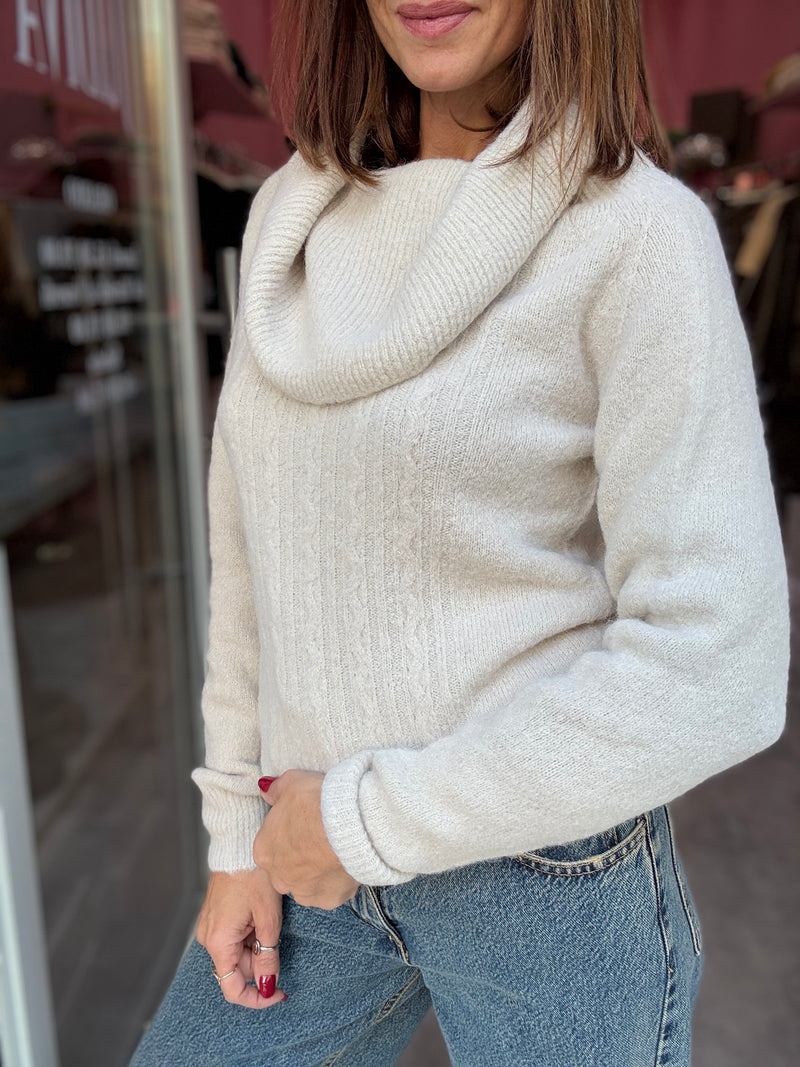 Maglia Alpaca Morbidissima Ghiaccio