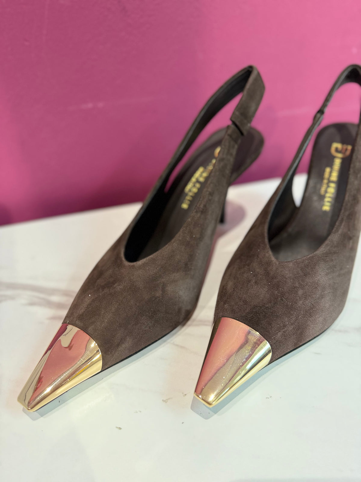 Slingback Moro Punta Oro DIVINE FOLLIE