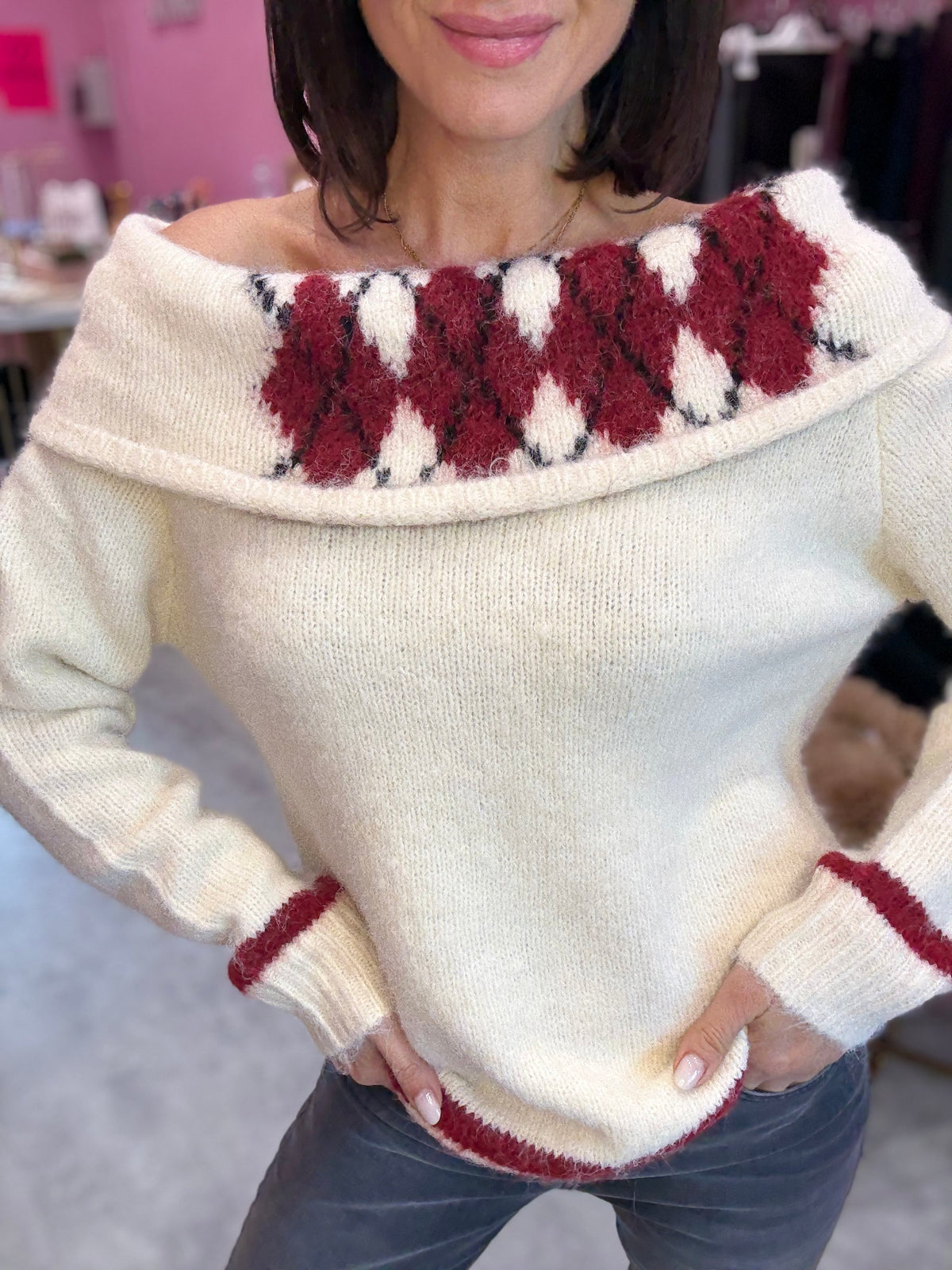 Maglia Morbida Collo Barca ANNAROCK MILANO