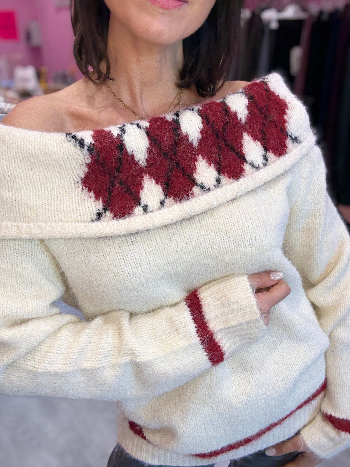 Maglia Morbida Collo Barca ANNAROCK MILANO