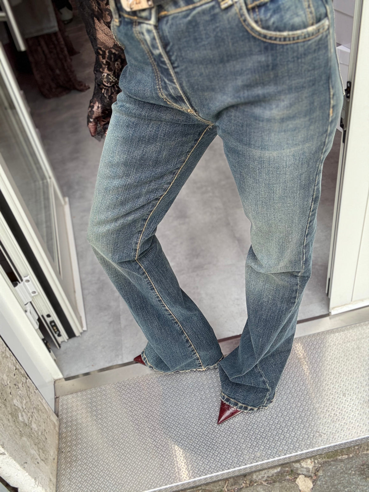 Jeans Zampa Gamba Dritta Stretta