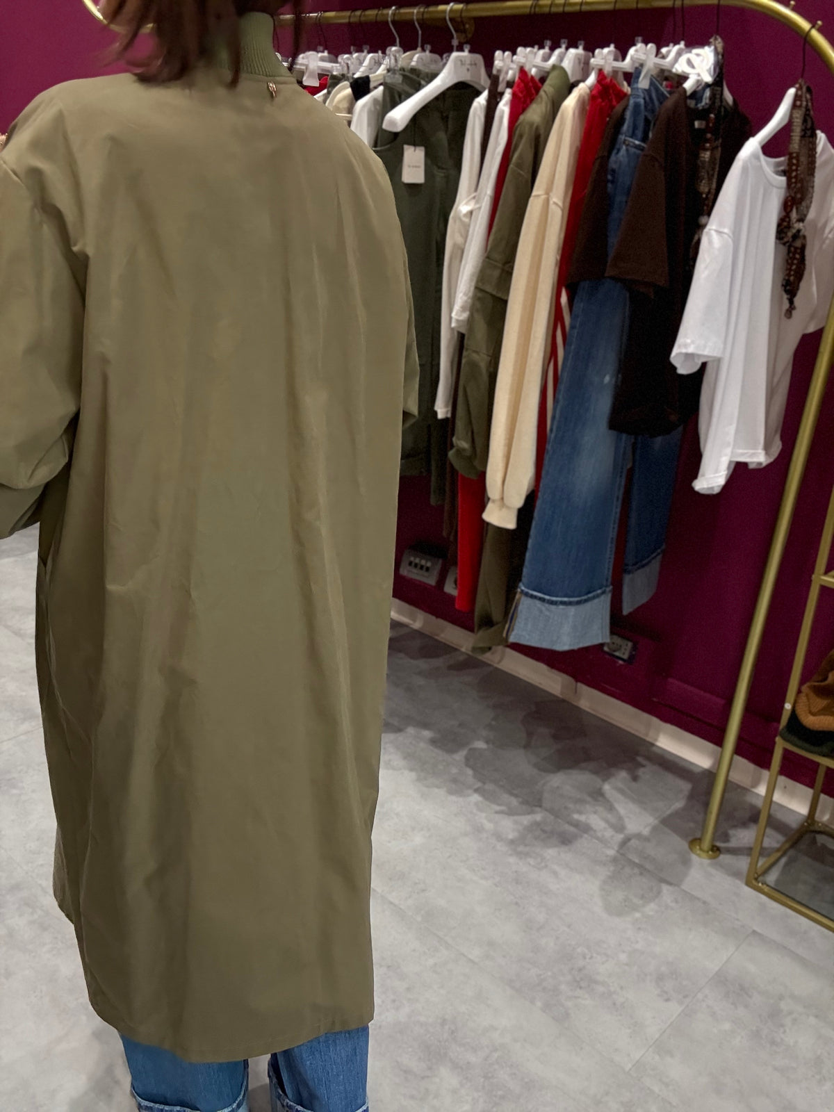 Bomber Oversize Militare Philia Loft