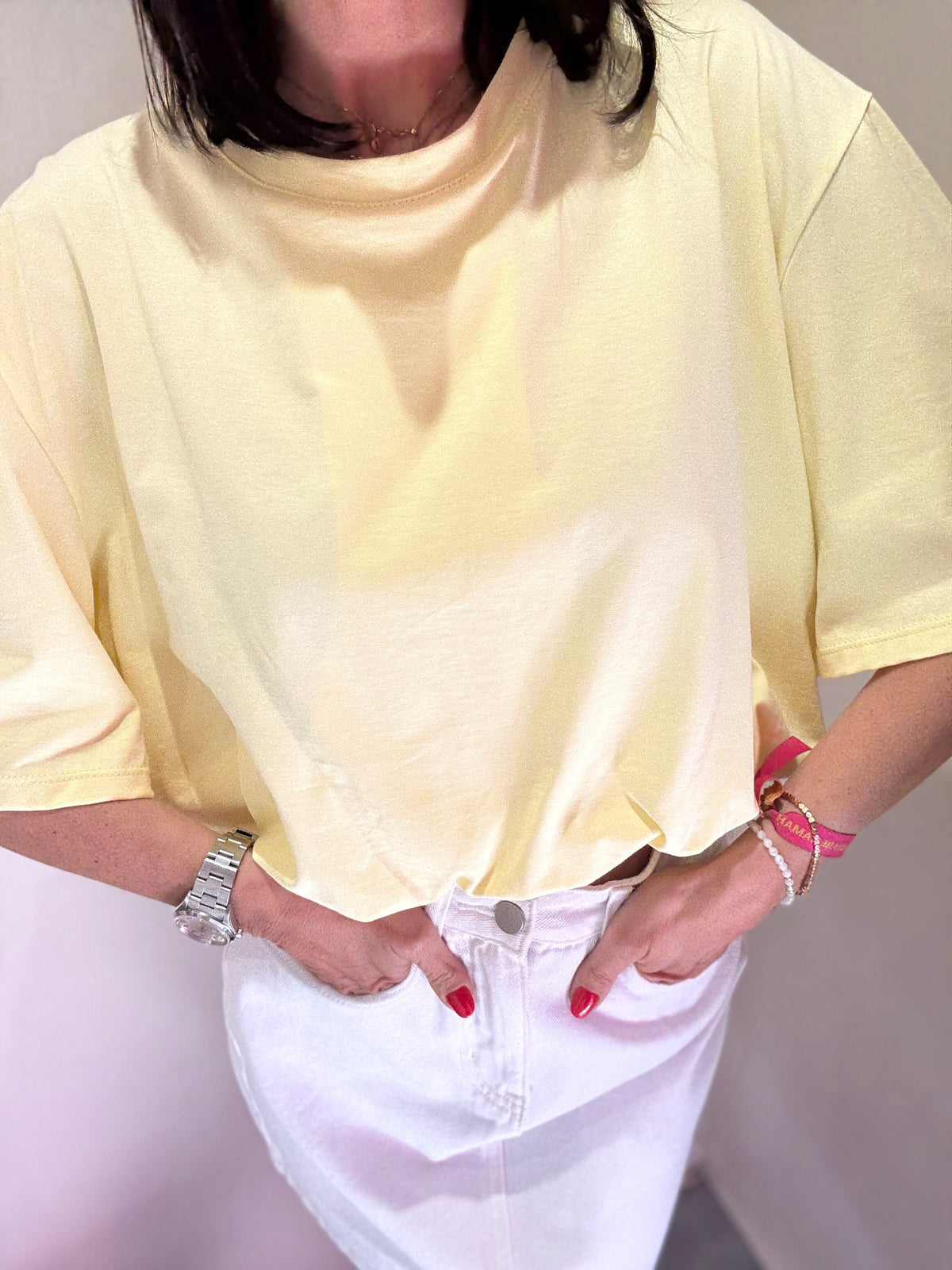 TSHIRT Giallo Burro palloncino HAVEONE