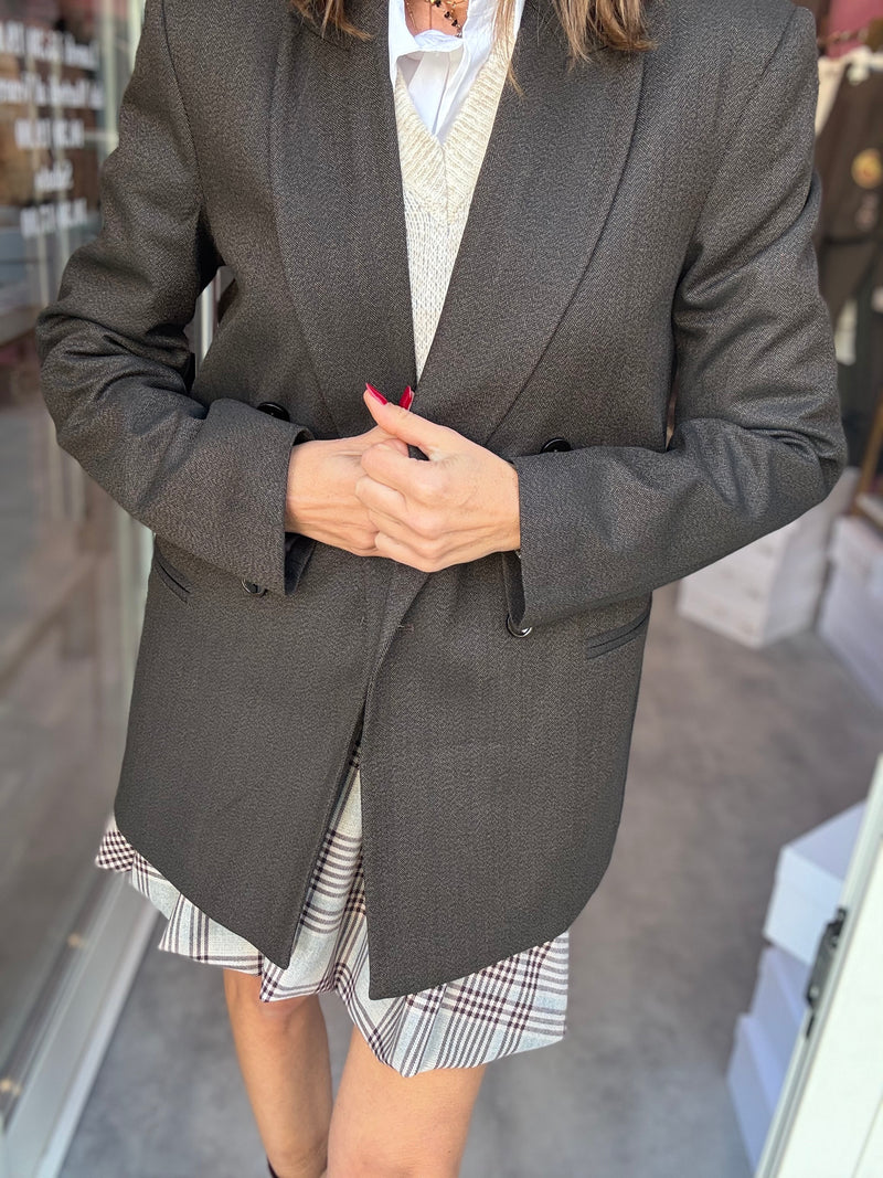 Gonna Palloncino Vino Grigio