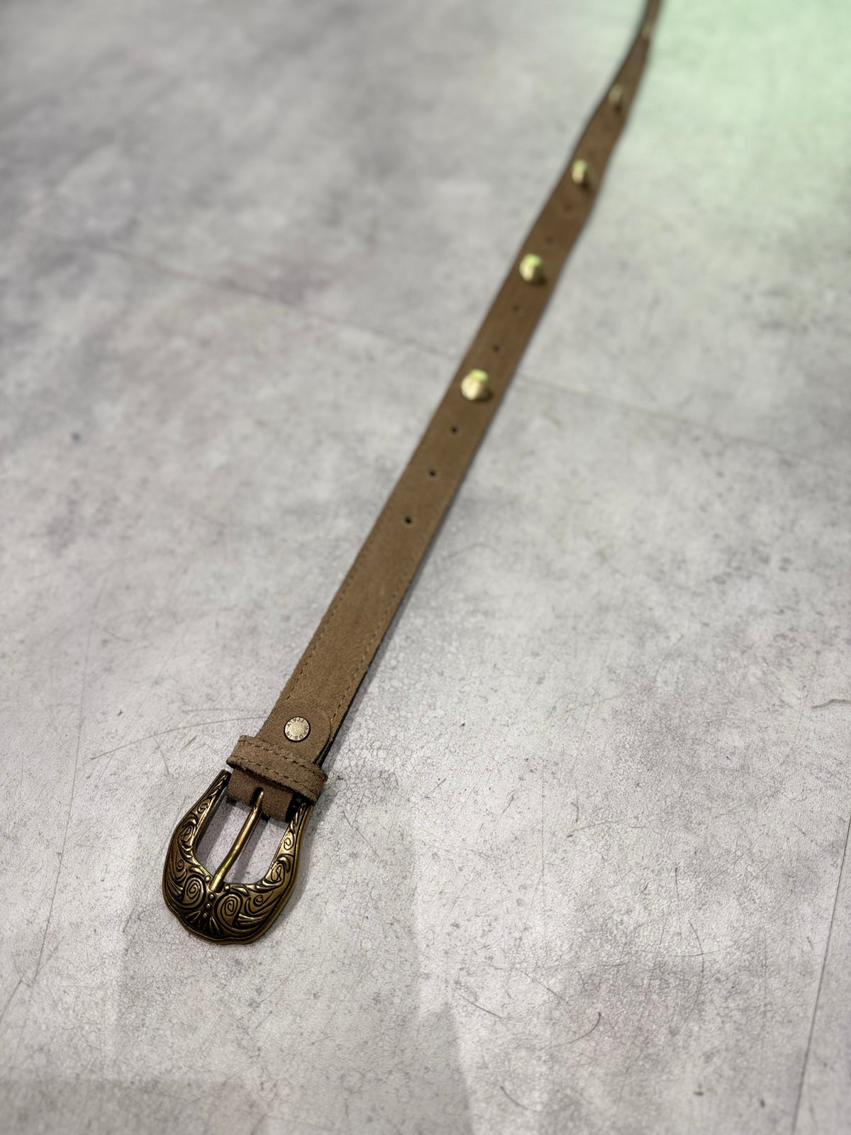 CINTURA Camoscio Talpa PHILIA LOFT