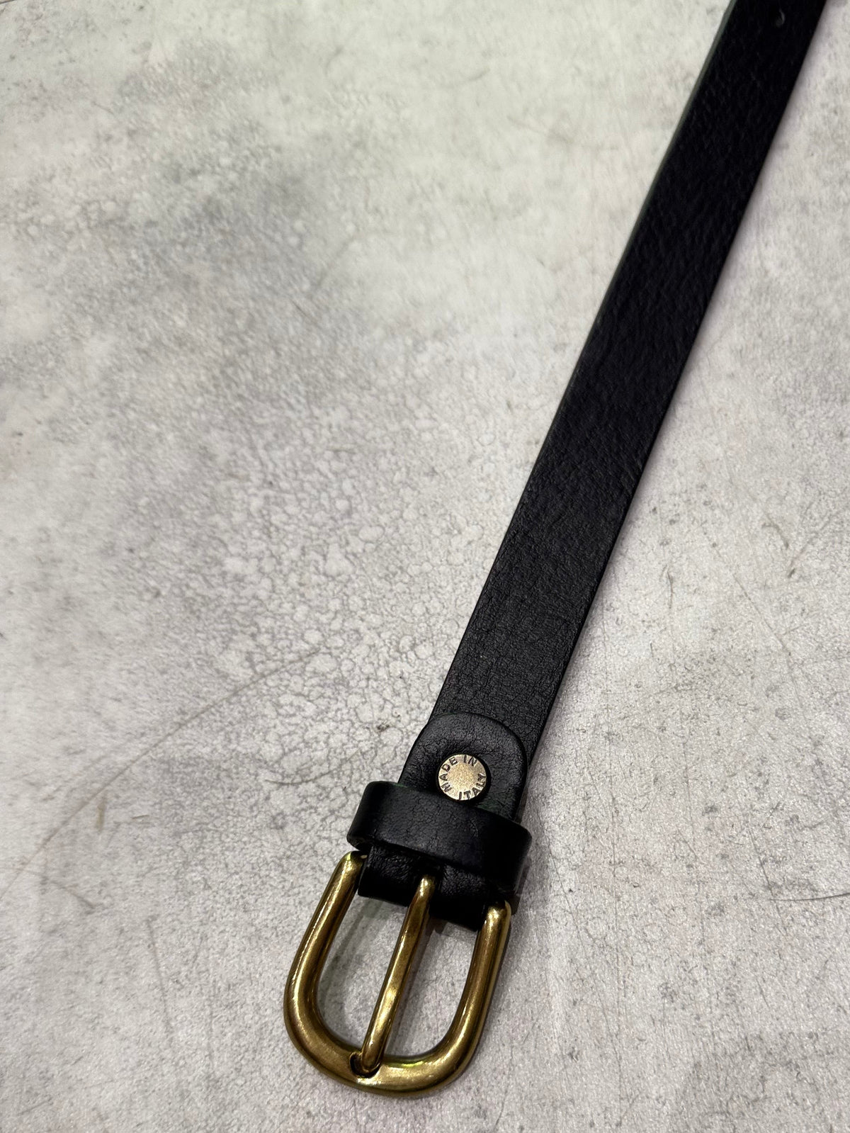 Cintura nera vera pelle PHILIA LOFT