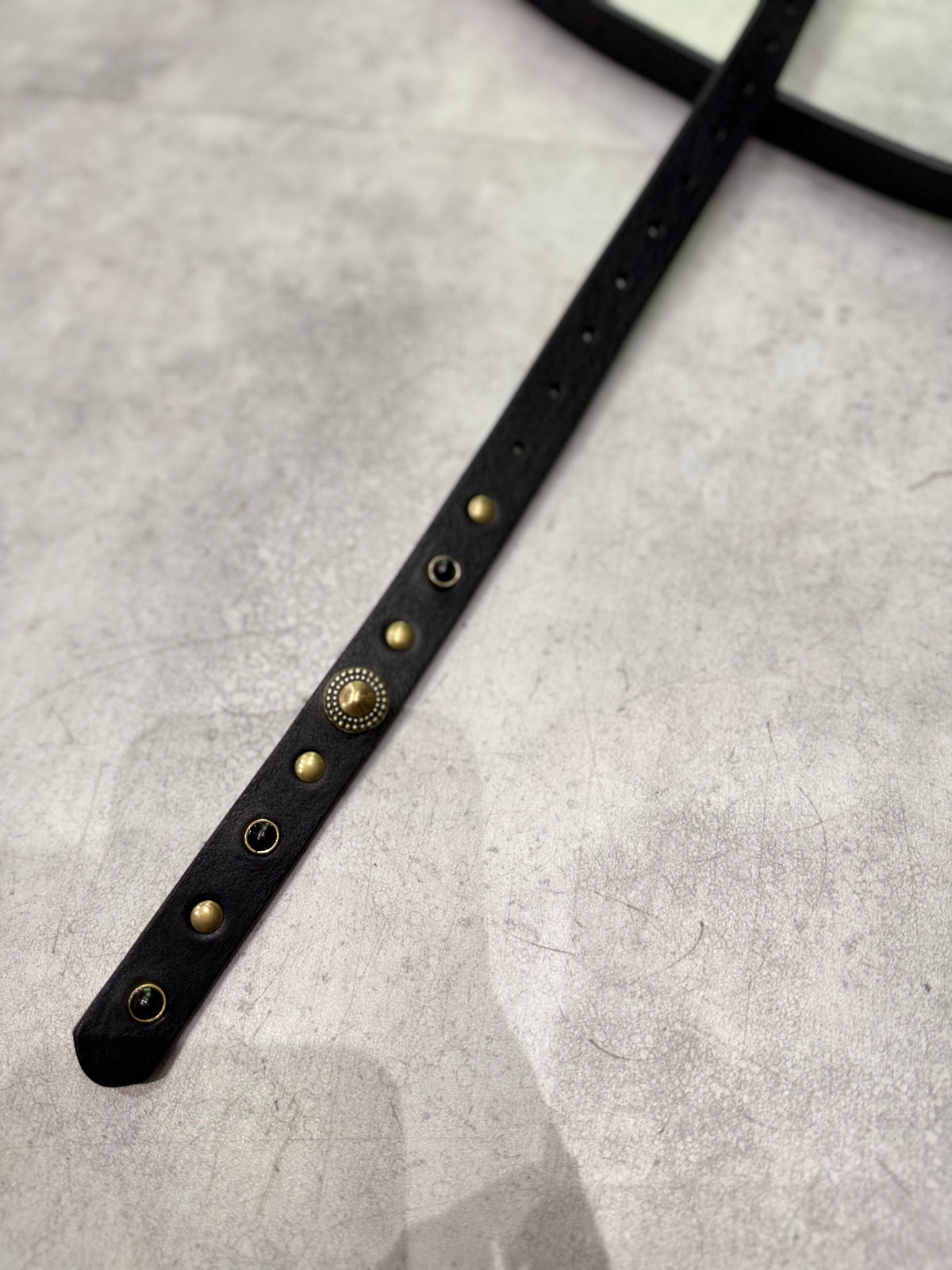 Cintura nera vera pelle PHILIA LOFT
