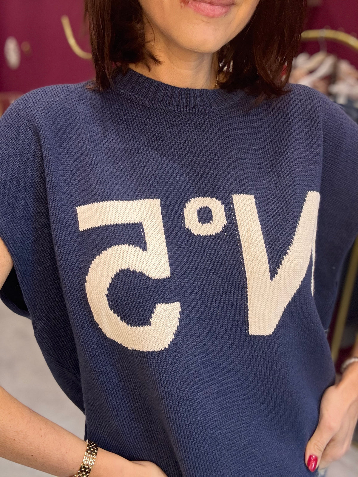 Gilet Blu N5 Tensione In